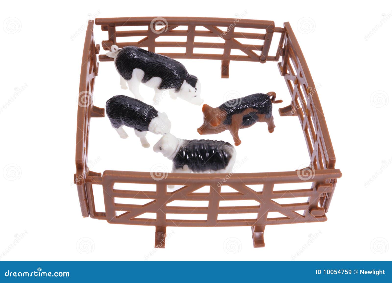 Miniature Farm Animals stock image. Image of breeding - 10054759
