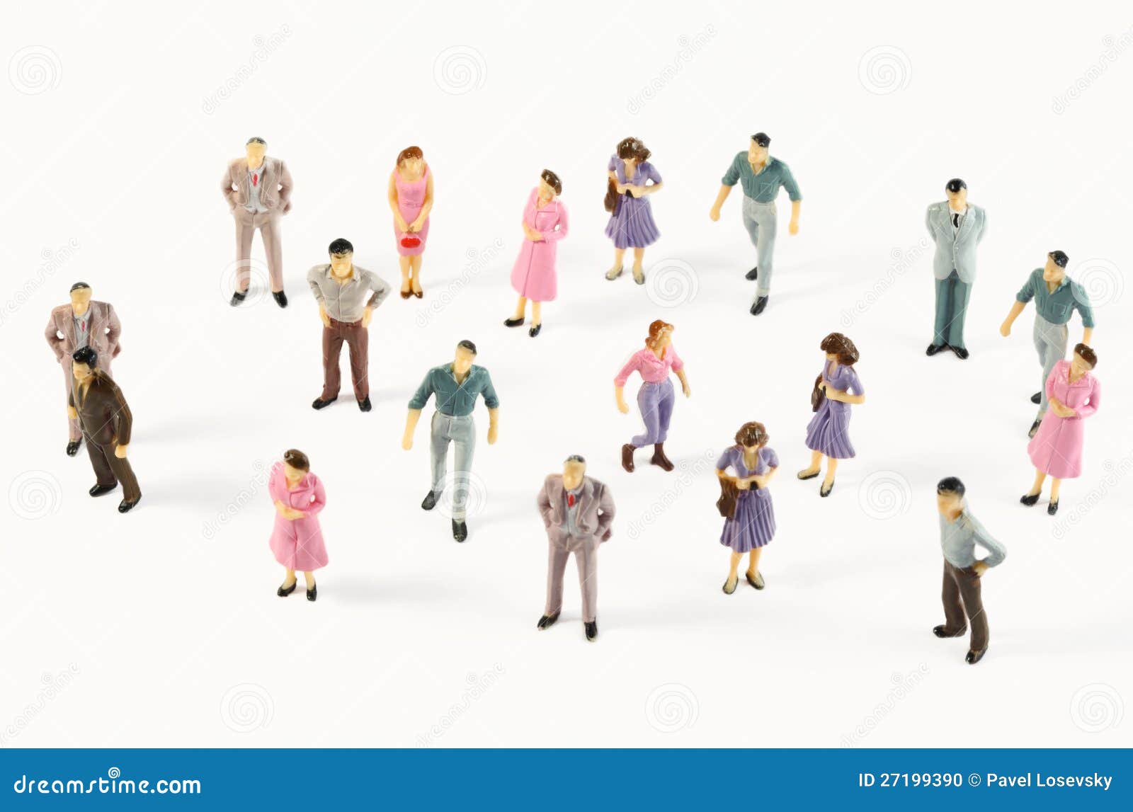 Miniature Figures Of Human In Costumes