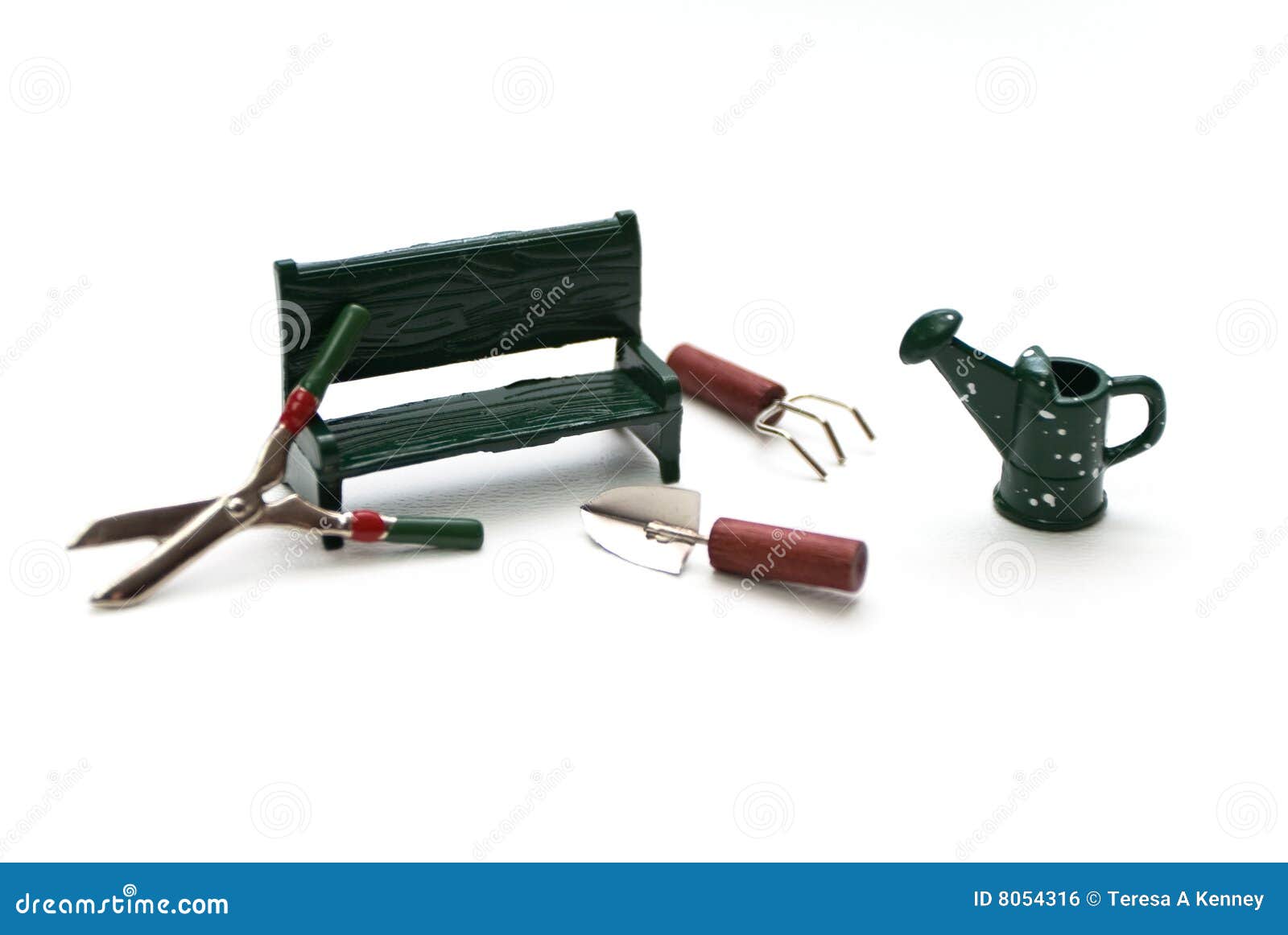 Miniature Garden Tools stock photo. Image of cutters, gardening 8054316