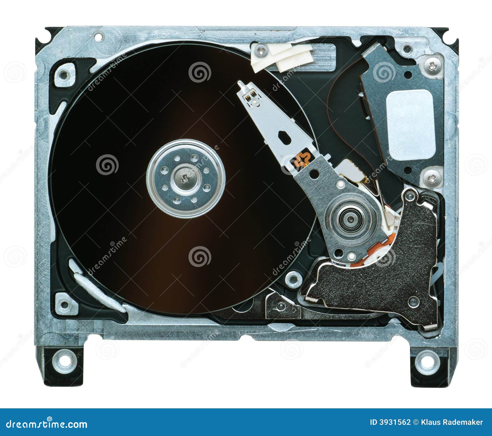 Miniature harddiskdrive stock photo. Image of digital 3931562
