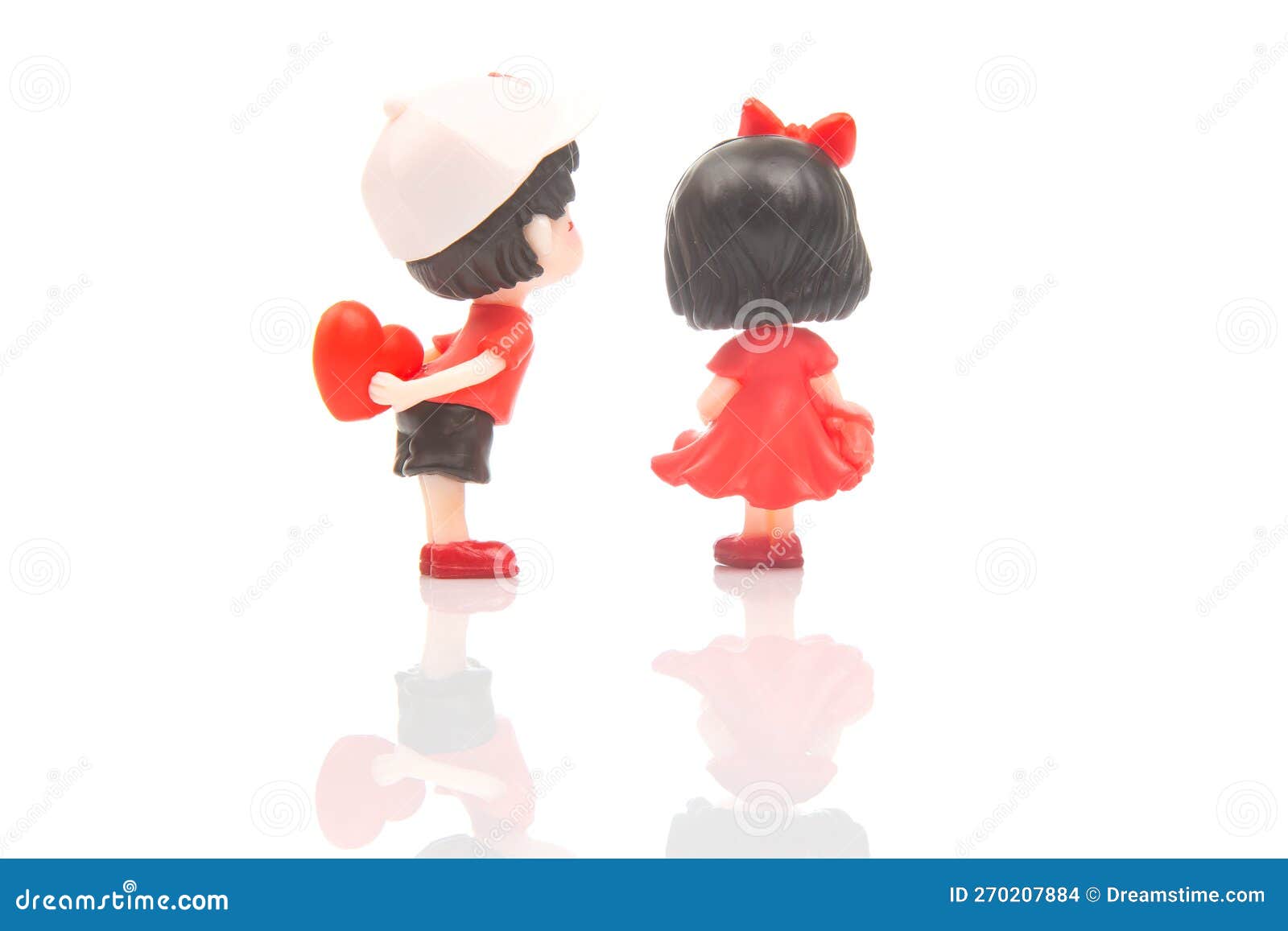 Miniature People. Figures for the Game. Romantic Couple of Young ...