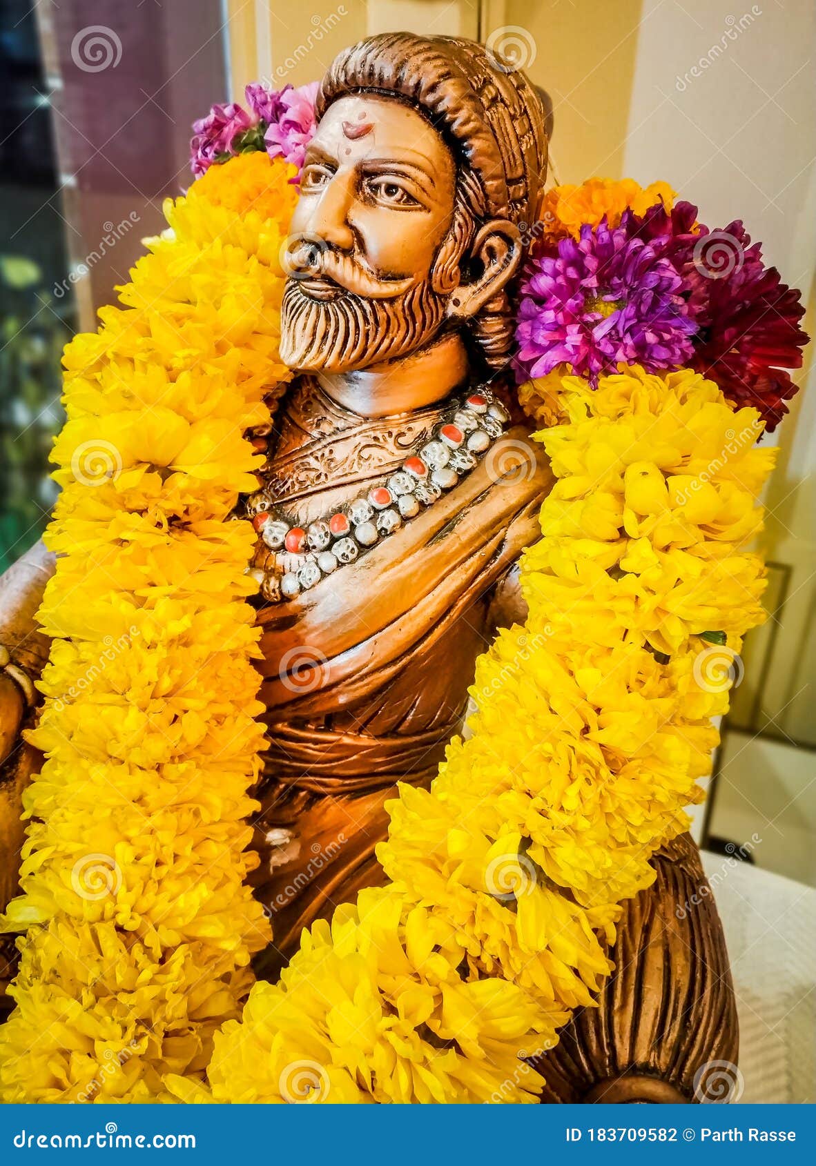 Miniature Sitting Statue of Famous King Shivaji in India with Selective  Focus on the Face and Background Blur Stock Photo - Image of emperor,  hindu: 183709582