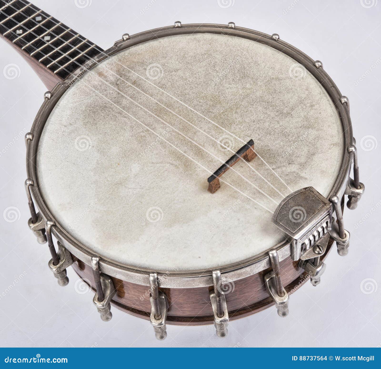 Miniature Ukulele Banjo. stock photo. Image of music 88737564