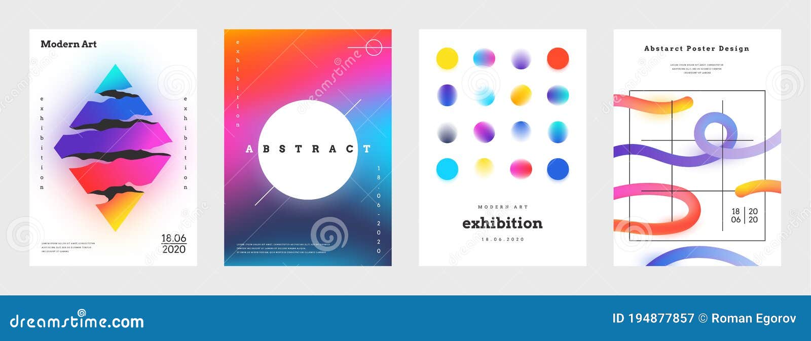 minimal cover. abstract geometric music posters and book titles with simple s and vibrant bright colors. 