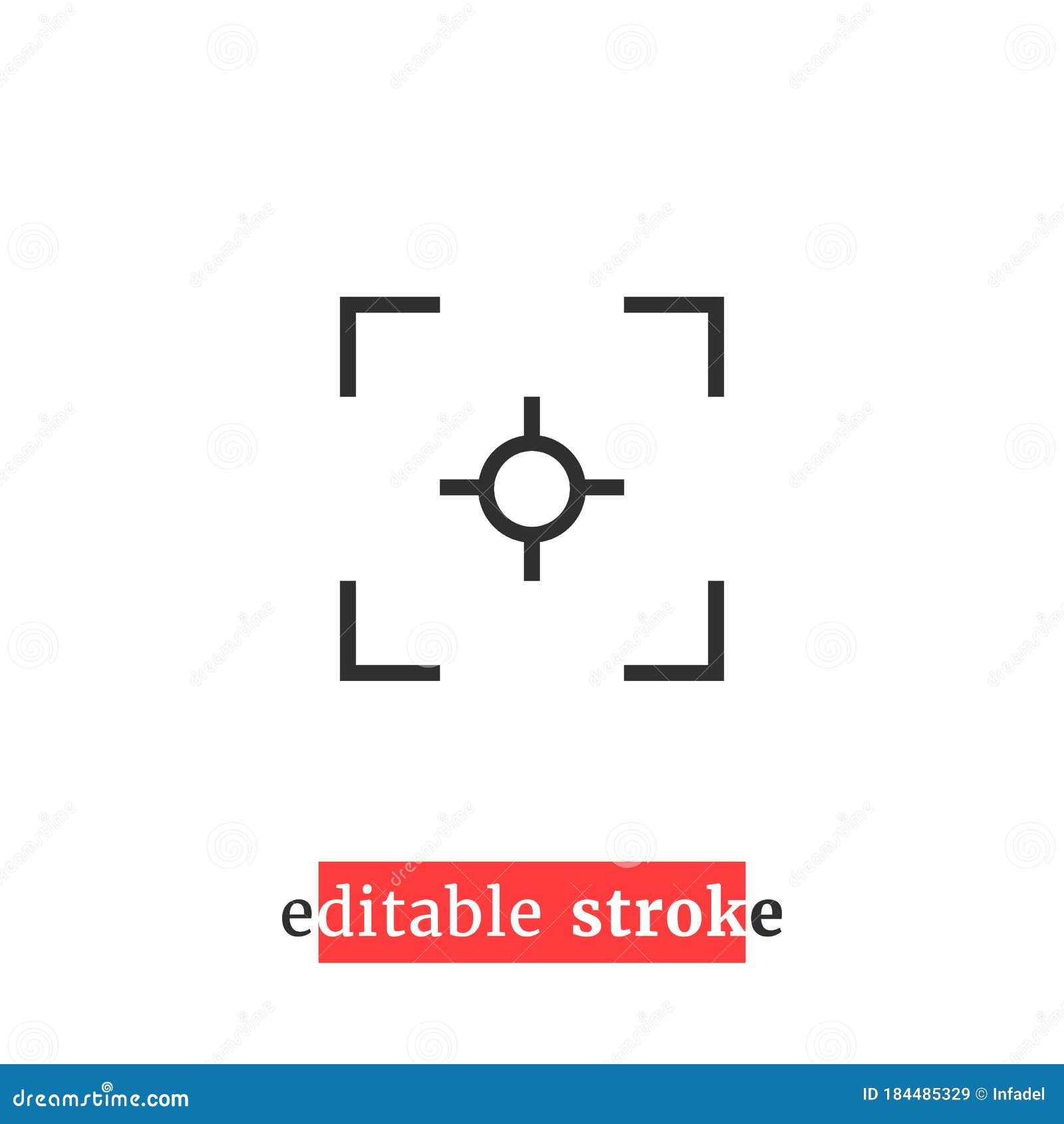 minimal editable stroke capture icon