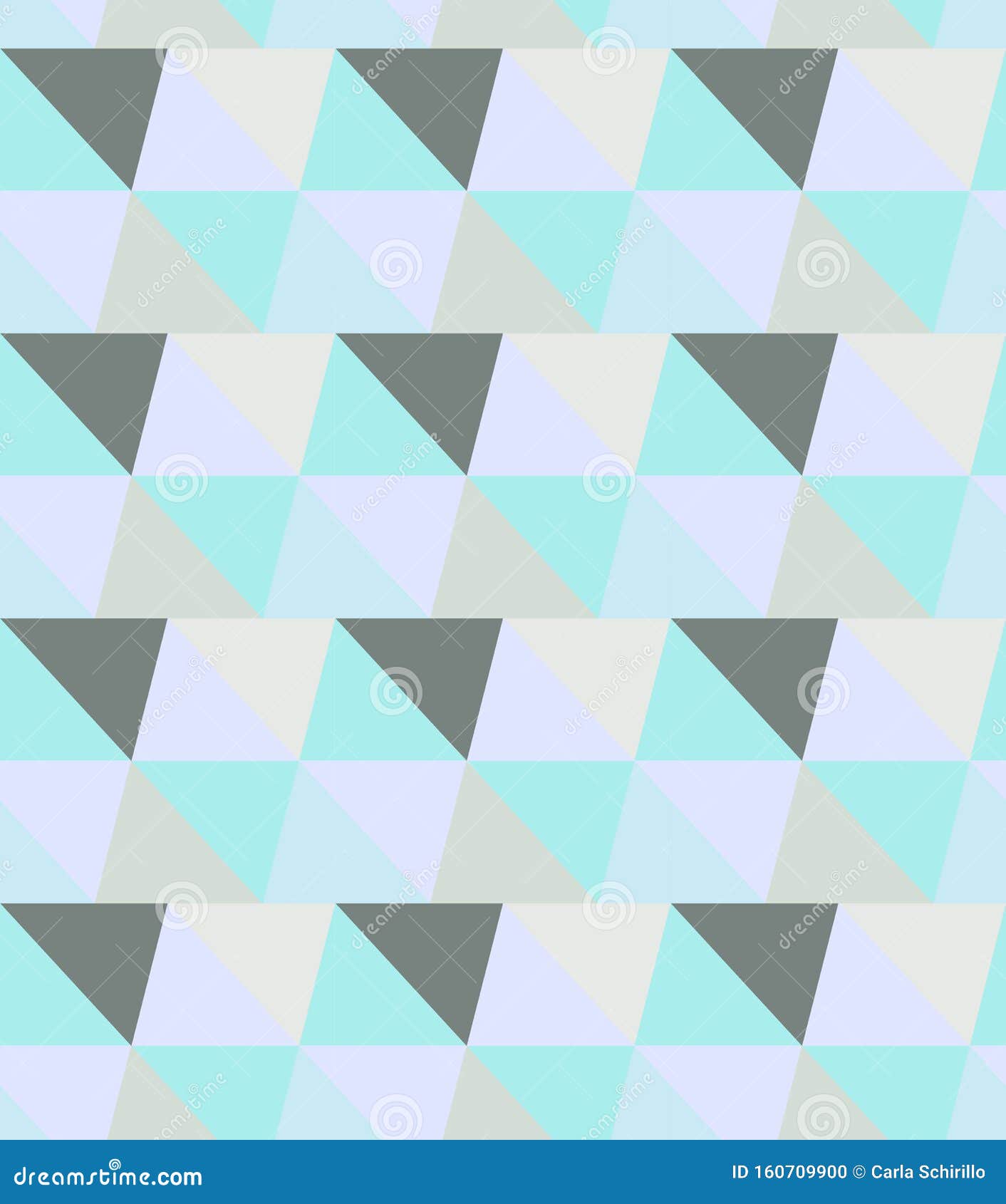 Minimal Geometric Seamless Vector Pattern In Teal And Aqua Green Color Palette Stock Vector Illustration Of Blue Decor 160709900