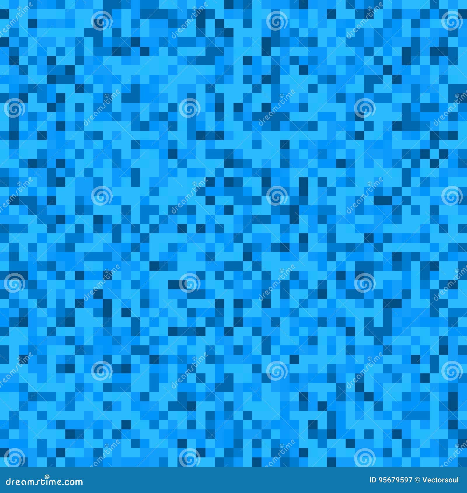 minimal seamless pixelated mosaic pattern with random pixels. re