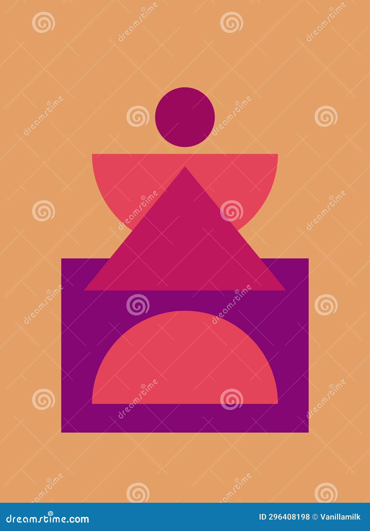 minimalist bright colored boho natural tones abstract stylish trendi graphic pattern background