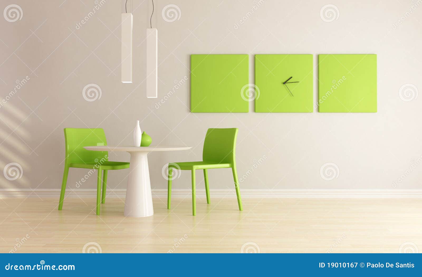 Minimalist dining room stock illustration. Illustration of minimalist