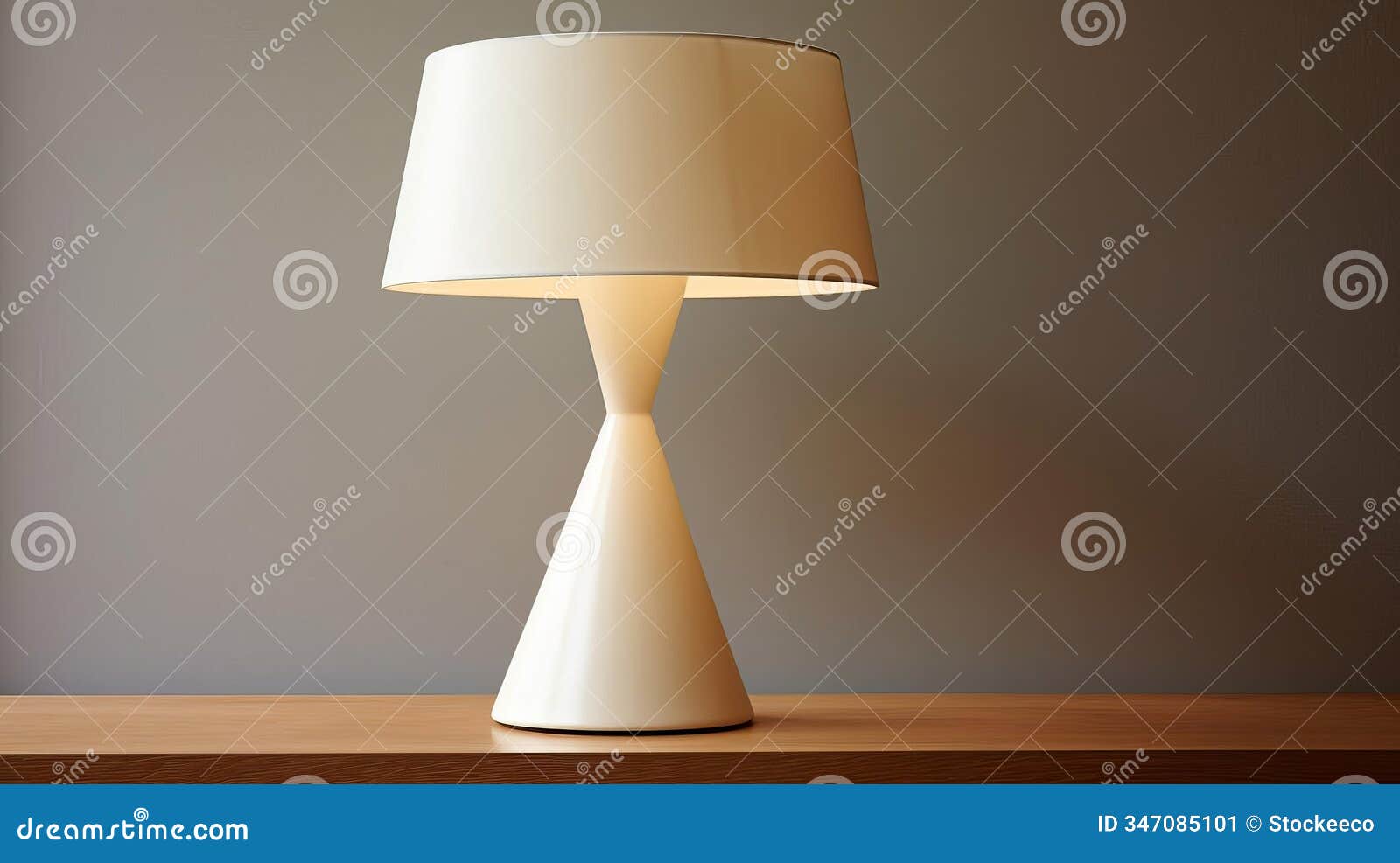 minimalist ivory art belgian dubbel lamp  