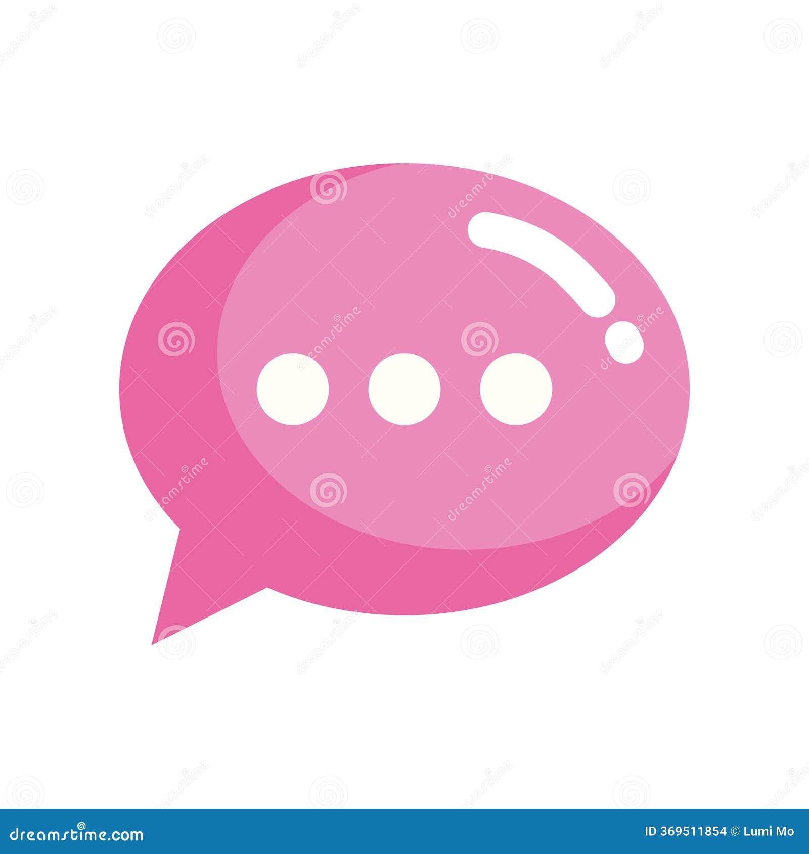 Flat Chat Bubble Icon with Three Typing Dots Stock Vector - Illustration of  interface, message: 369511854, image size:1600x1690