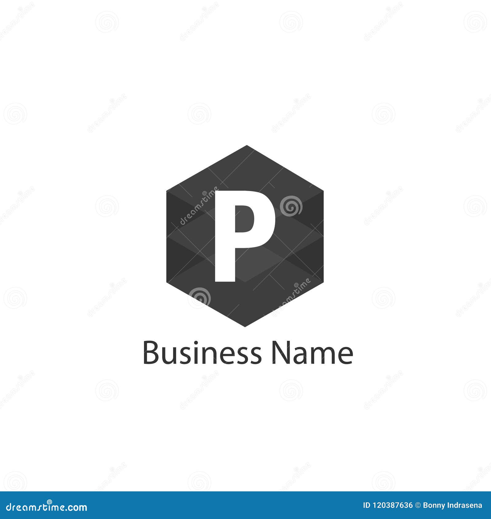 letter p logo design stock vector illustration of design 120387636