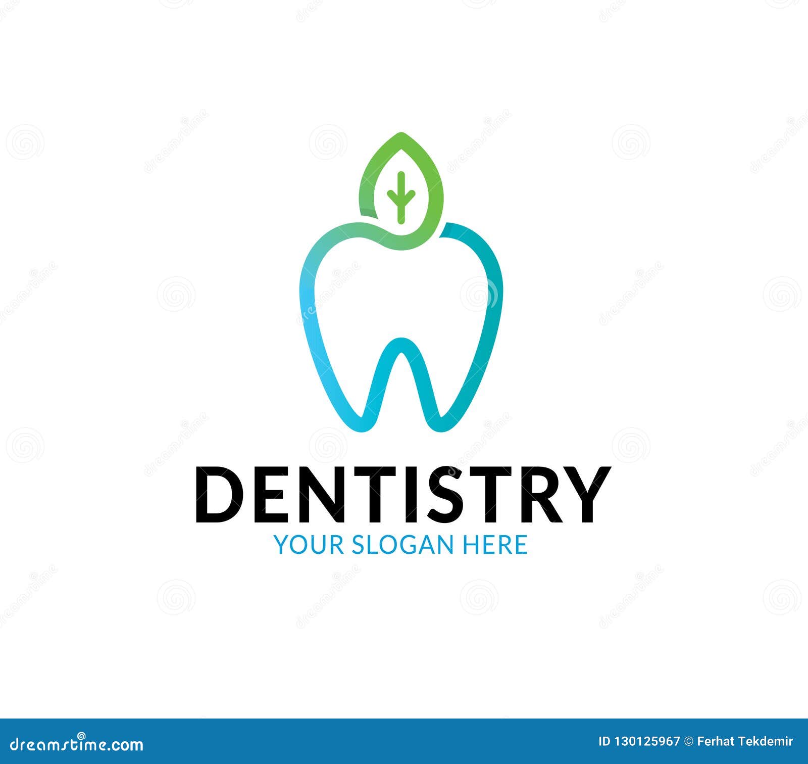 Dentistry Logo stock vector. Illustration of dent, medical 130125967