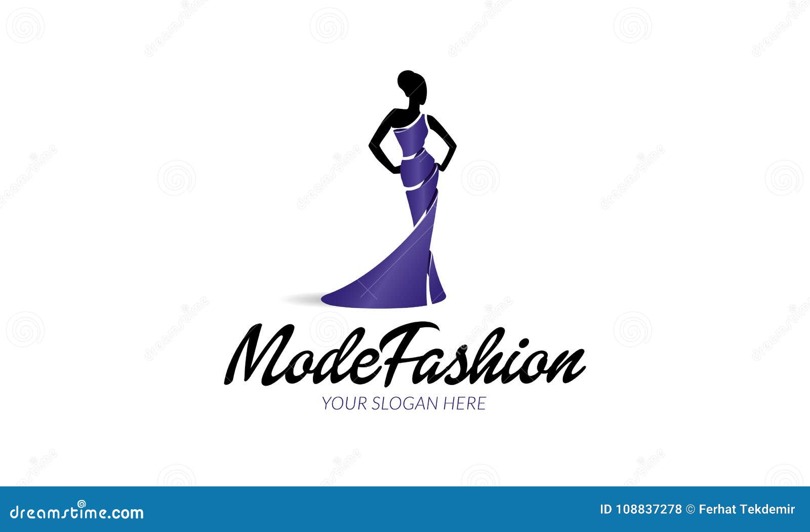 Mode Fashion Logo Template Stock Vector Illustration Of Style