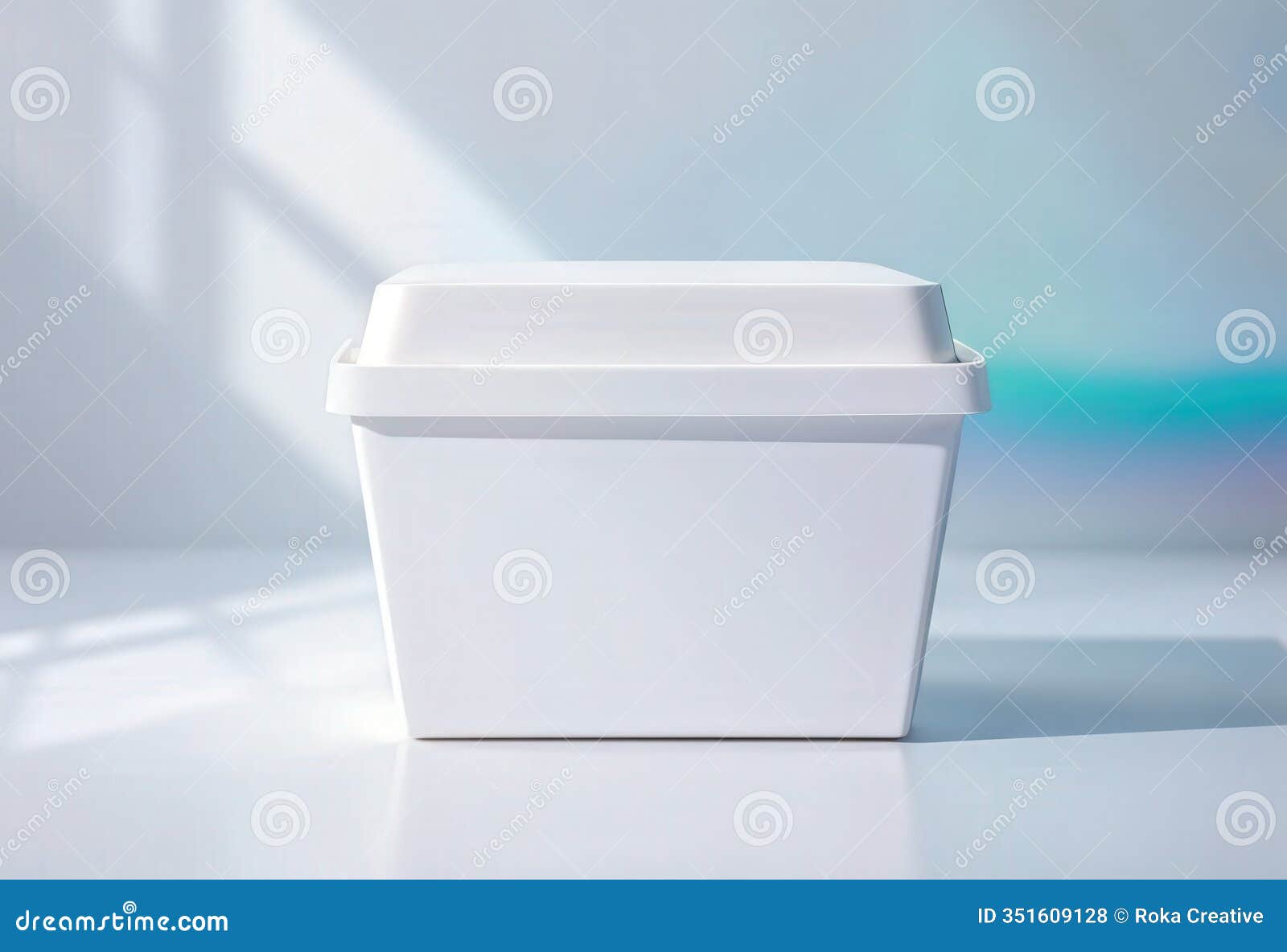 minimalist takeout: a clean and simple food container mockup