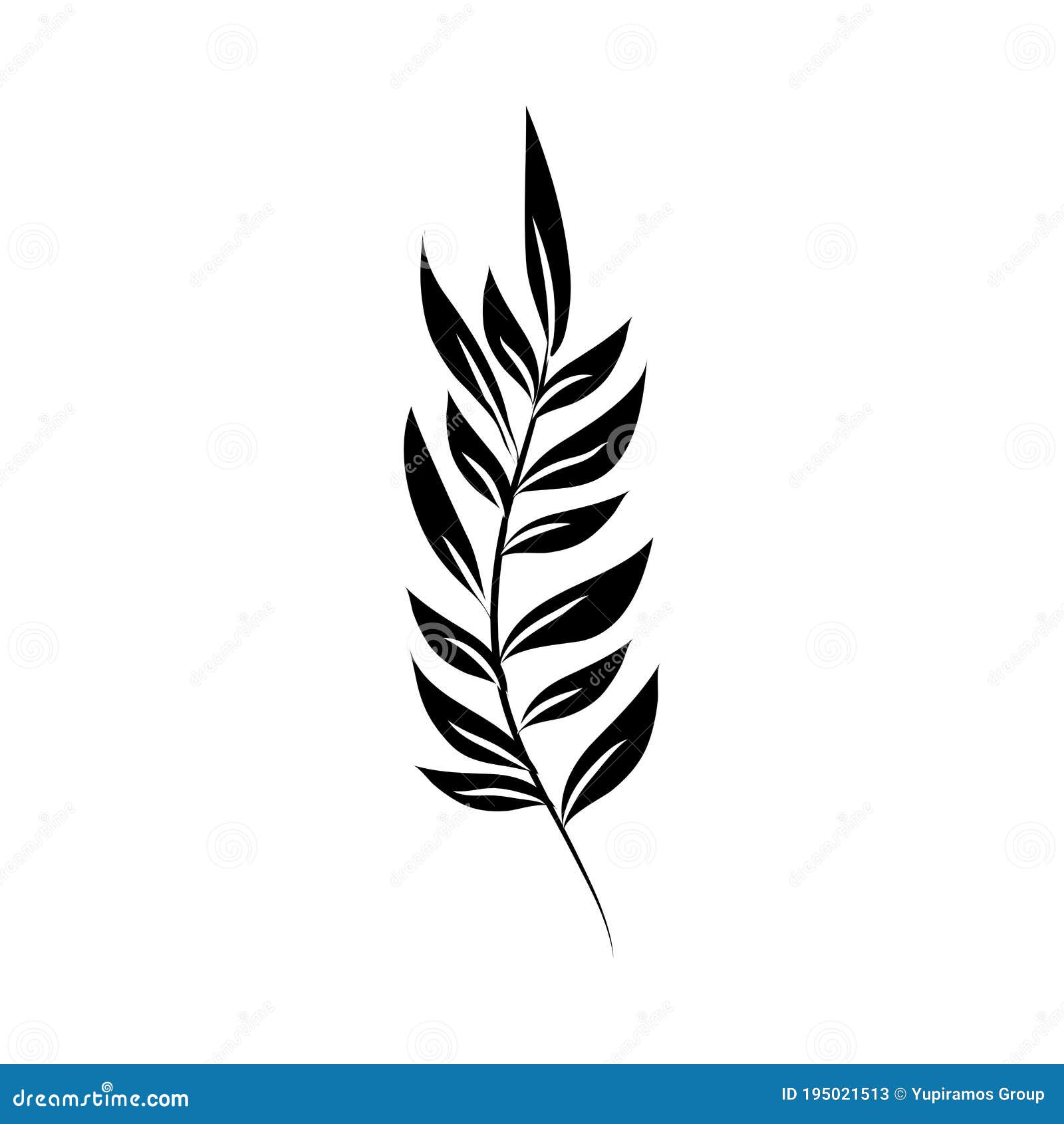 Minimalist Tattoo Branch Foliage Line Art Herb And Leaves Vector  Illustration Royalty Free SVG Cliparts Vectors And Stock Illustration  Image 154414477