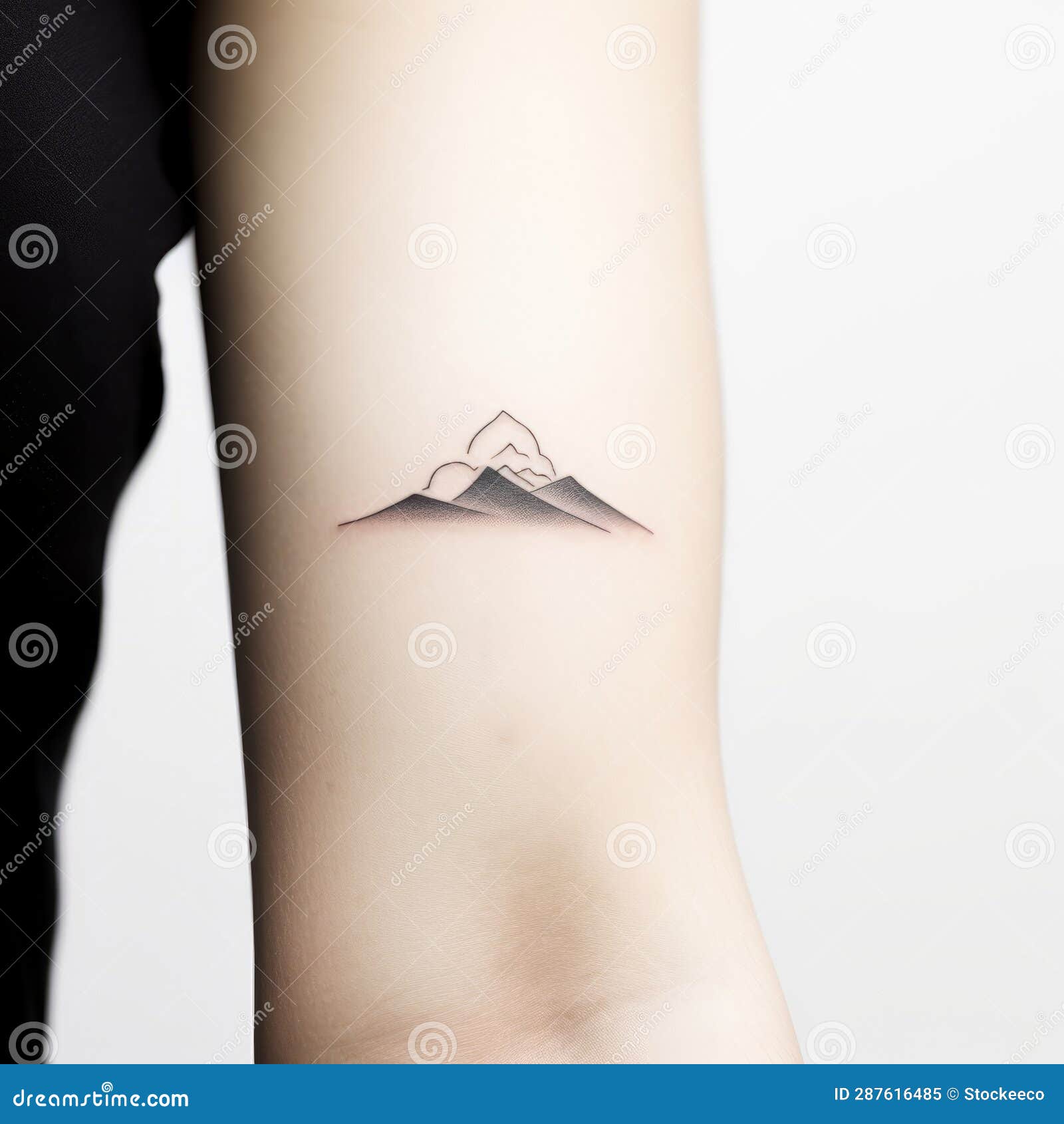 Mountain & Wave Temporary Tattoo - Set of 3 – Little Tattoos