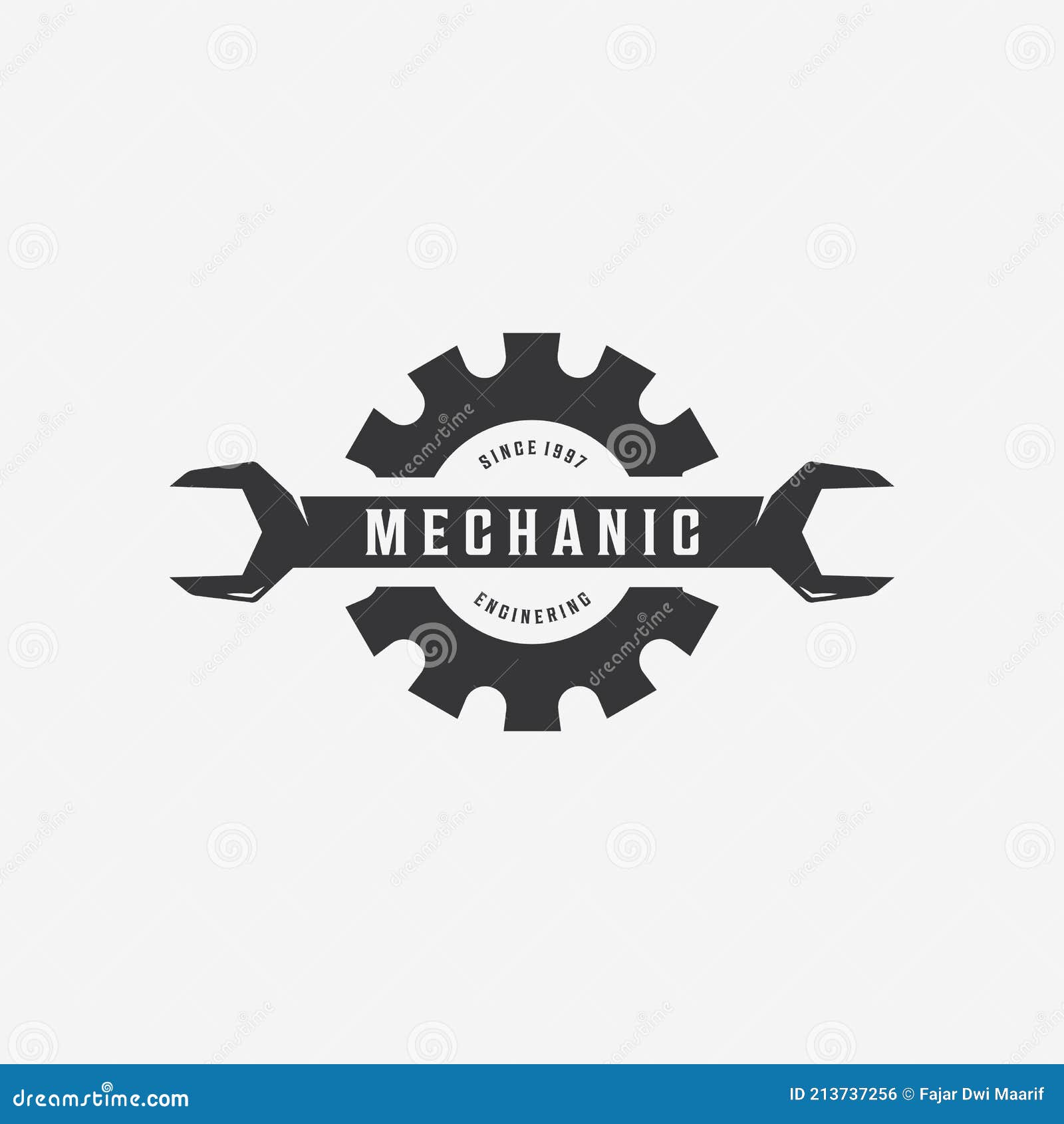 Conception Du Logo Du Garage Auto Illustration de Vecteur