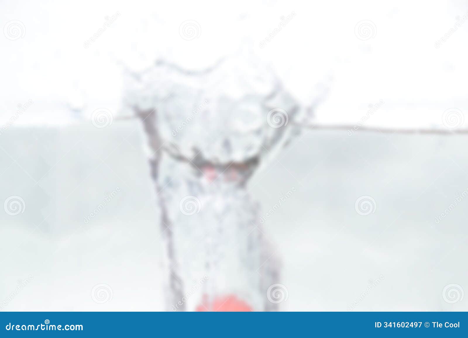 minimalistic blurred water splash on a clean white backdrop, versatile for modern branding and marketing visuals