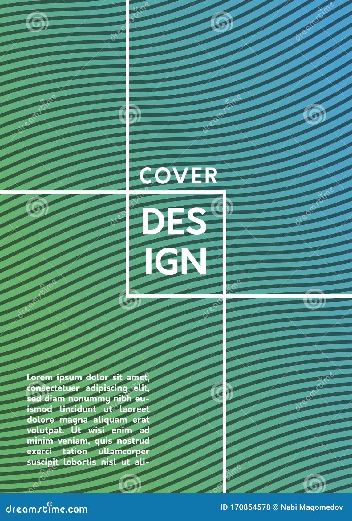 Minimalistic Cover Design Template Stock Photo Image of design, cover