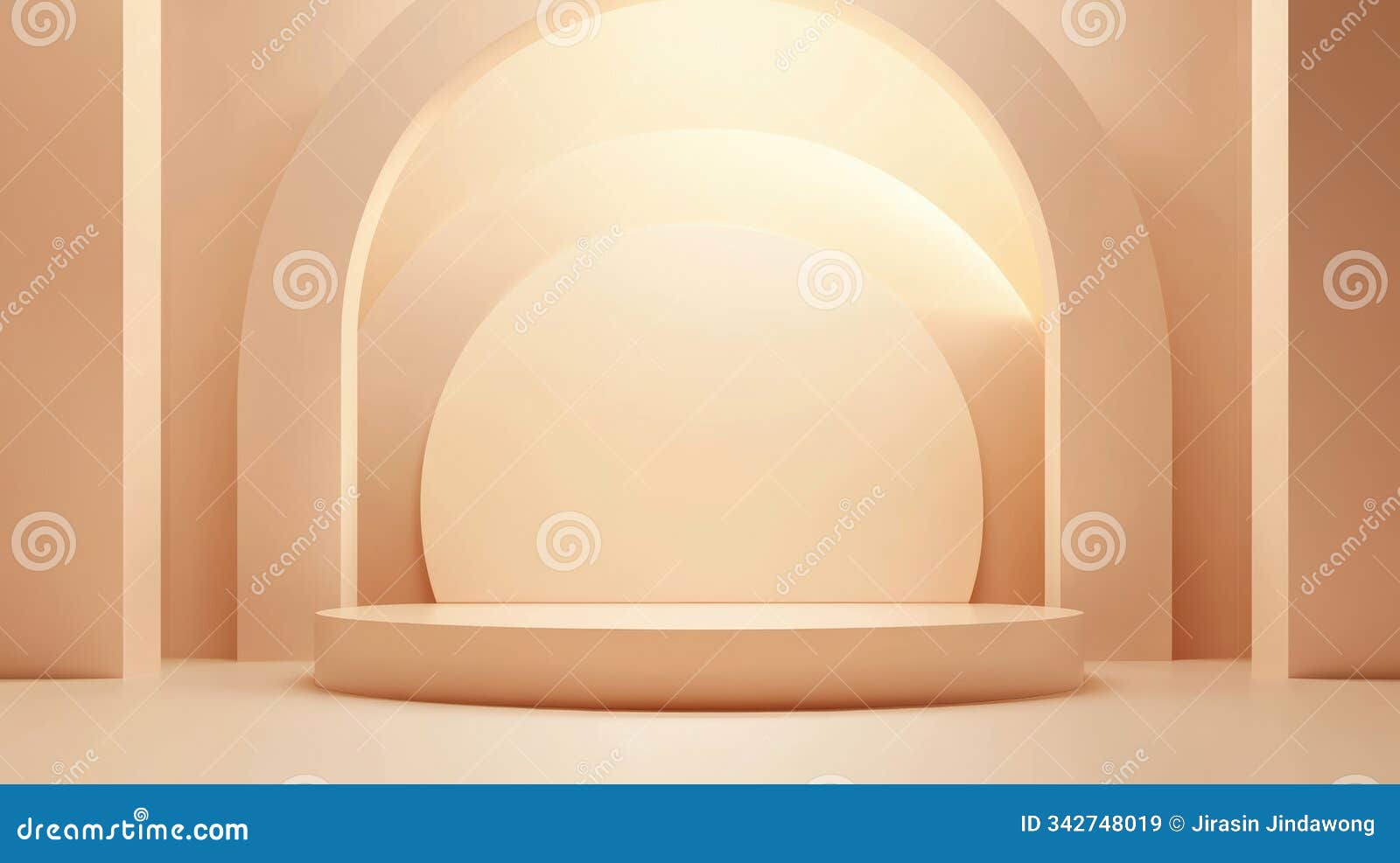 minimalistic geometric s on soft background