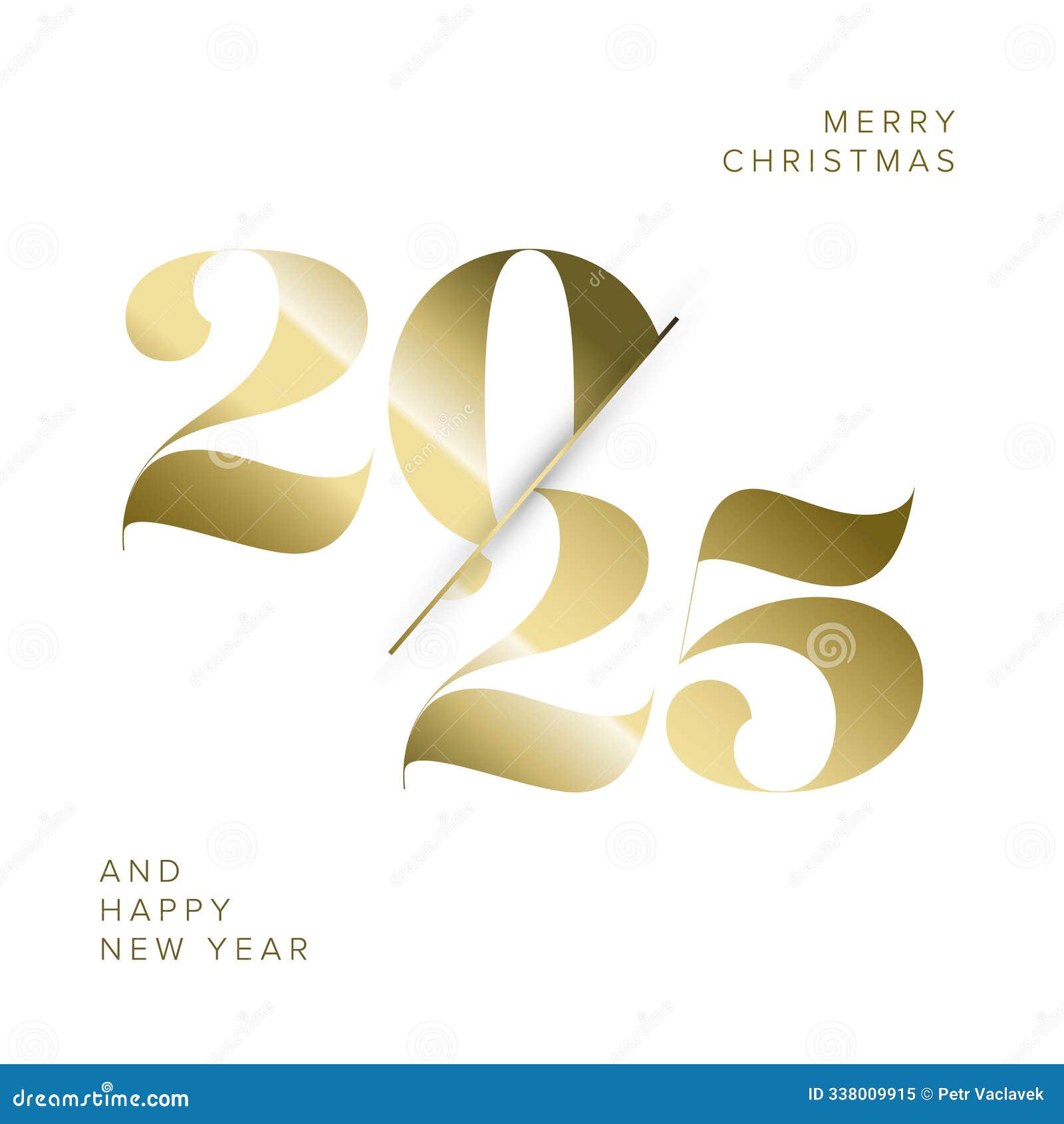 2025. Happy New Year 2025. Sparkling New Year. 2025 Balloons. Generative AI Stock Photo