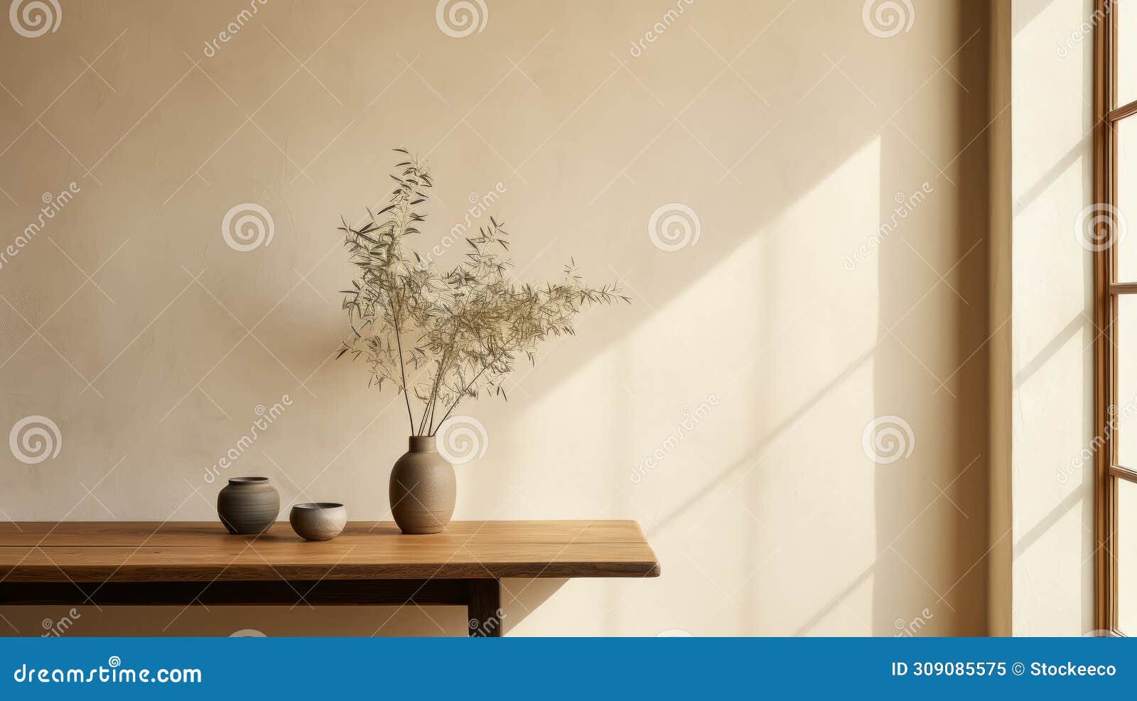 minimalistic japanese door on hemp table: whimsical still life photography
