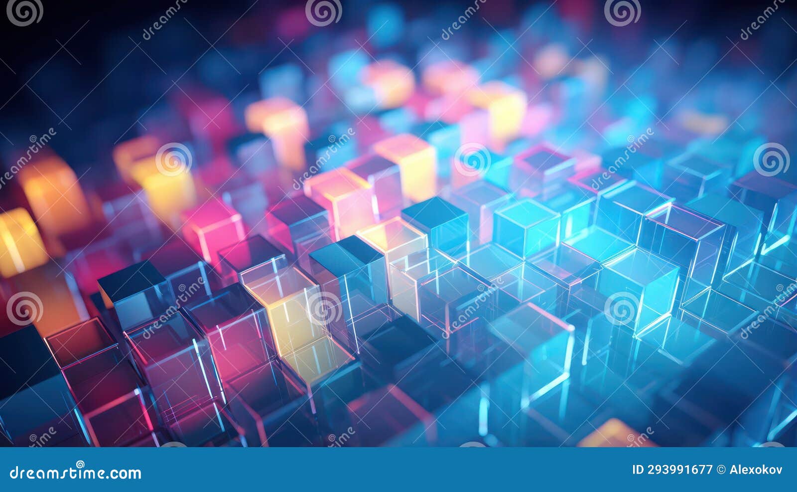 Minimalistic Superb Clean Digital Holographic Pixel Palette AI