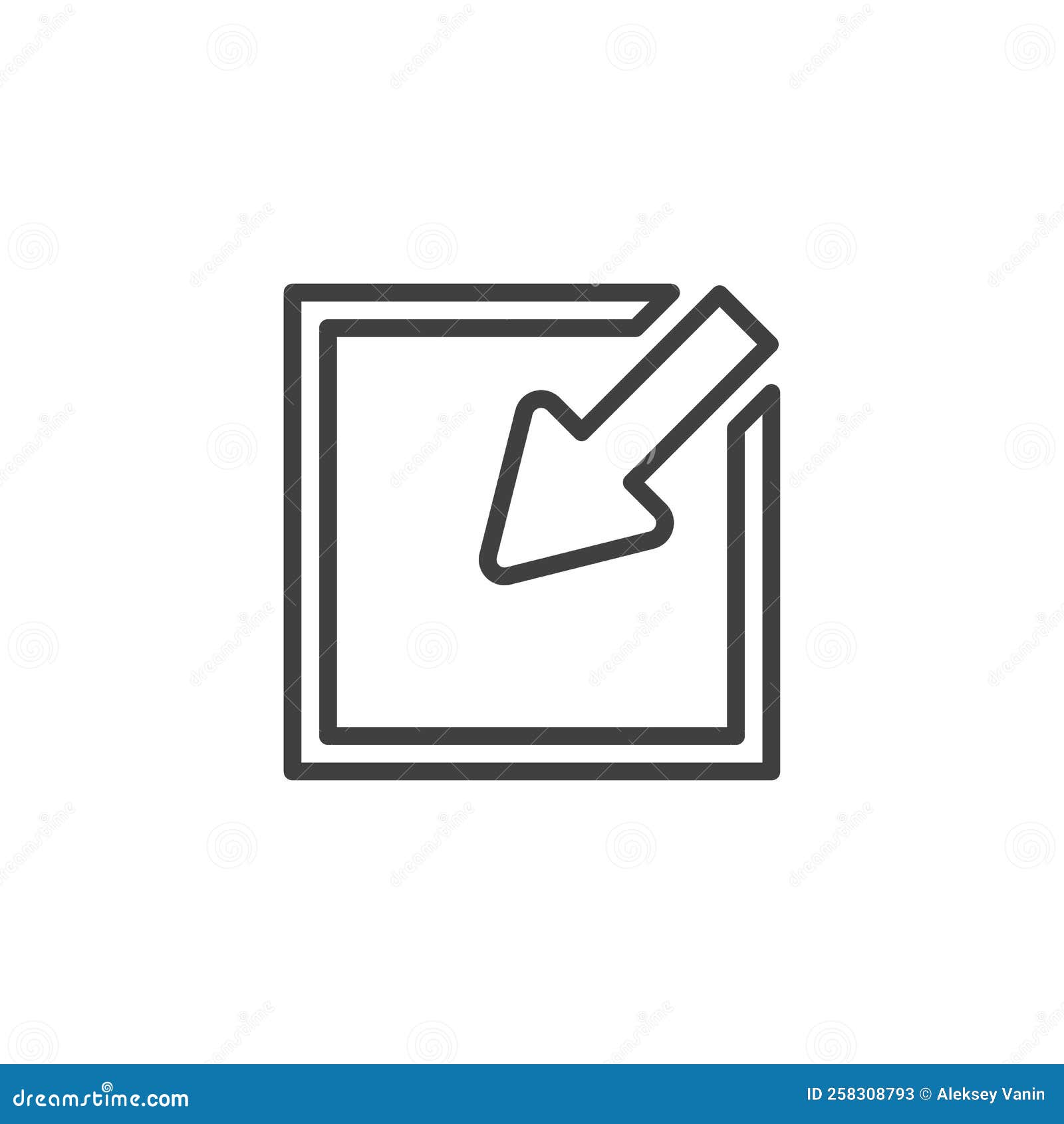 Minimize Arrow Icon. Small Screen Sign. Vector | CartoonDealer.com ...
