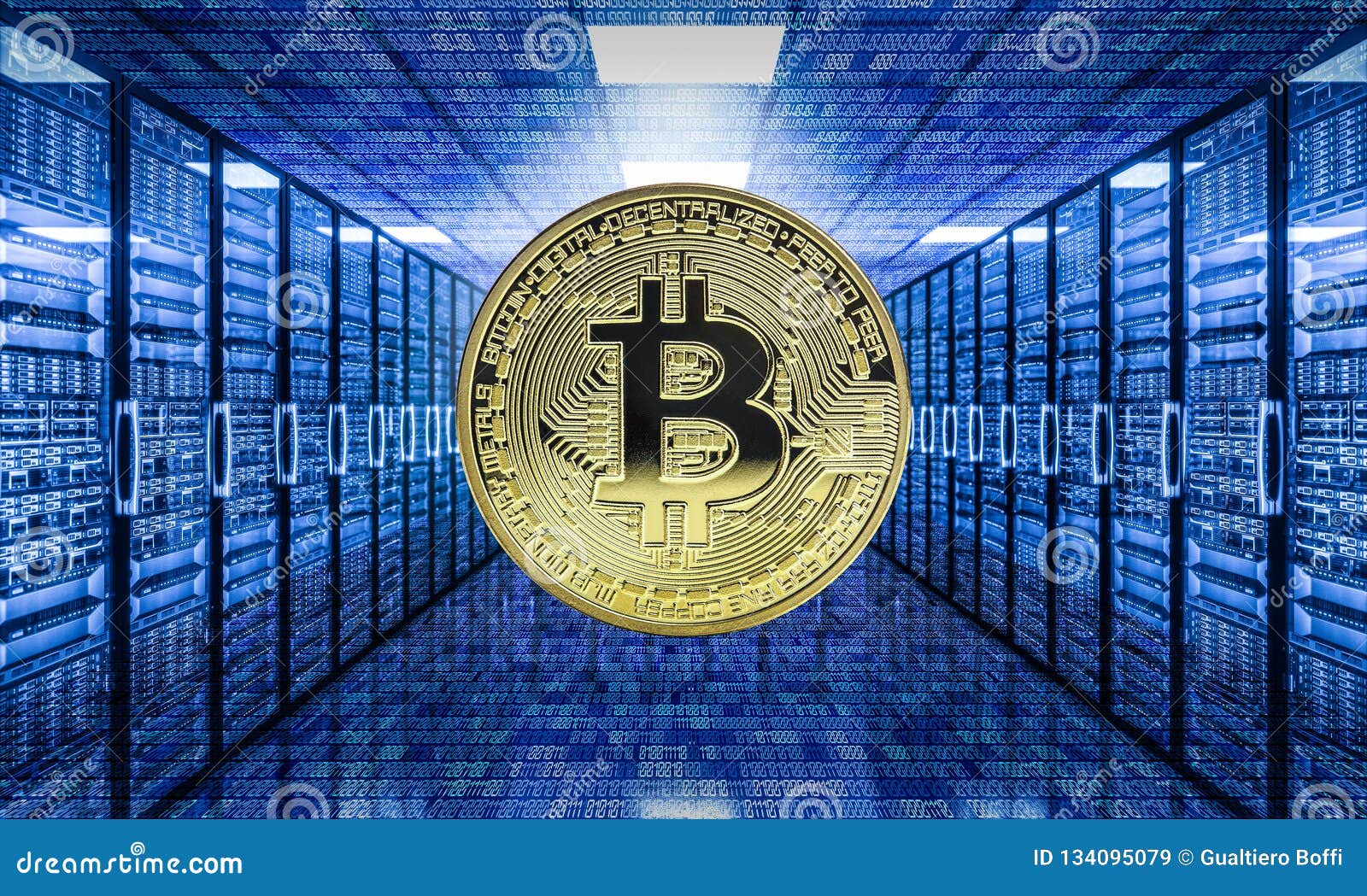 Mining Concept Crypto Currency Stock Illustration ...