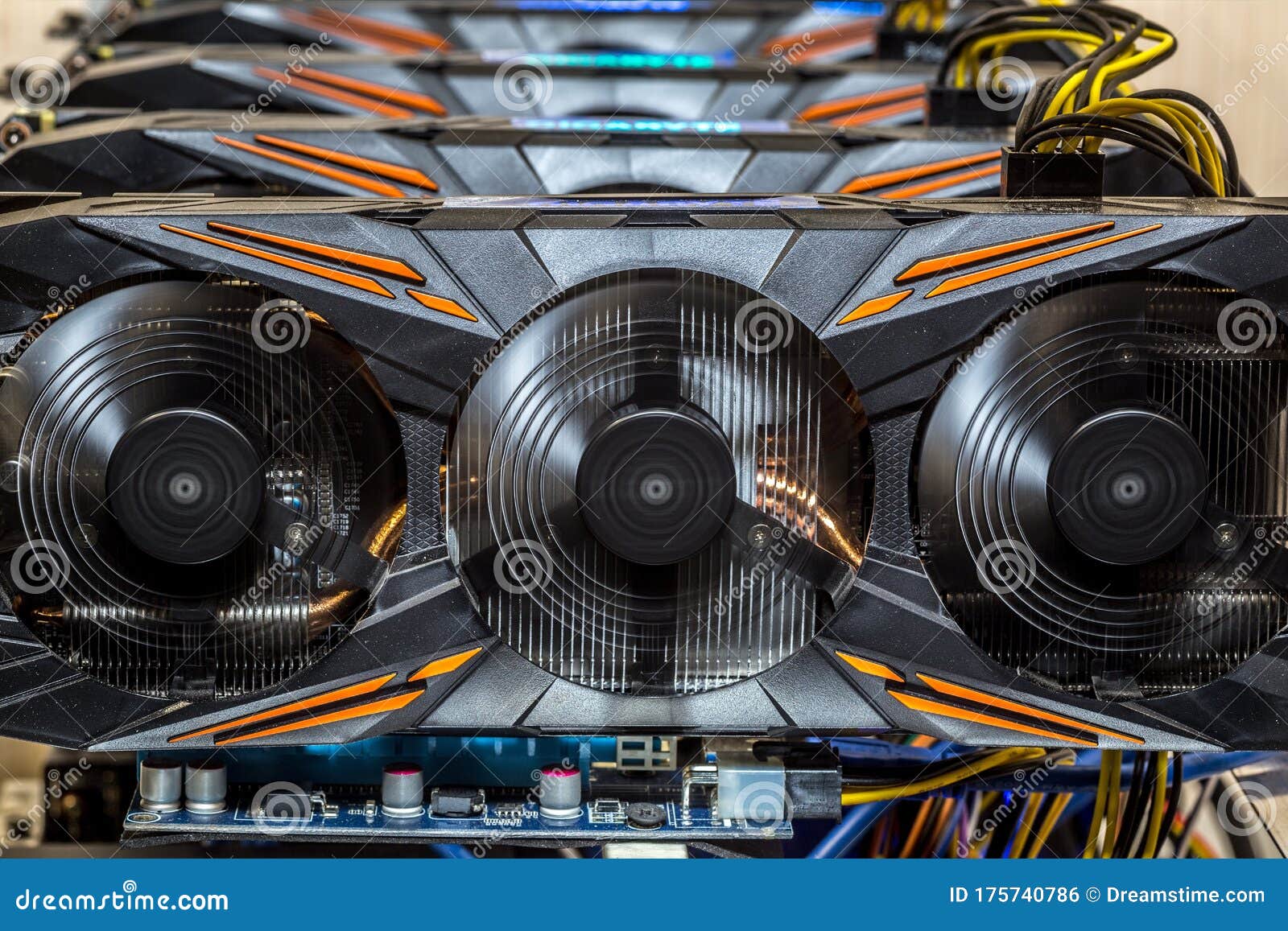 Mining Farm for Cryptocurrency. Stock Photo - Image of medium, fever
