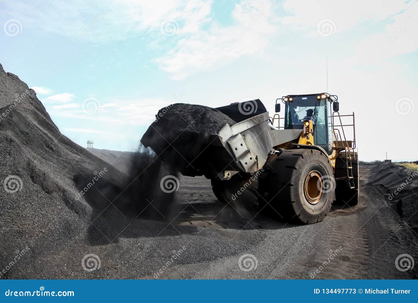 Manganese Mining and Processing Truck Stock Image Image of open