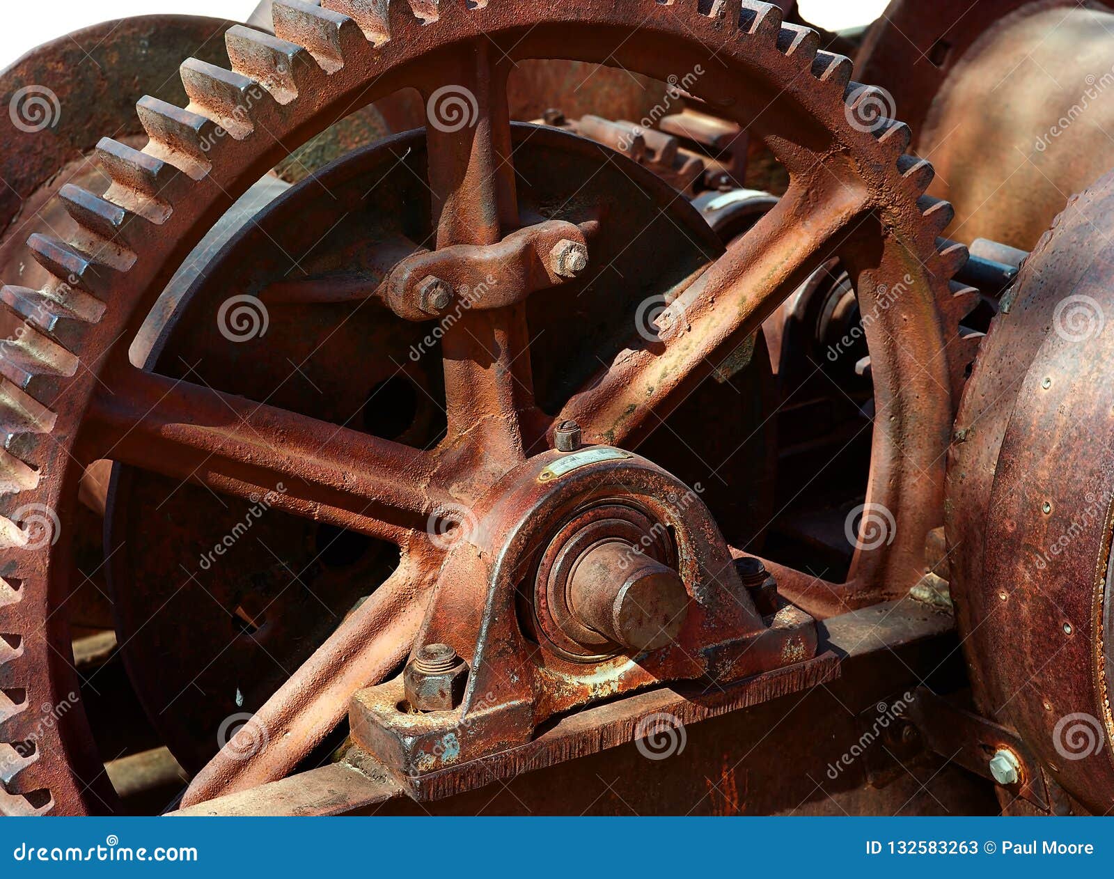Mining gear and machinery stock image. Image of background 132583263