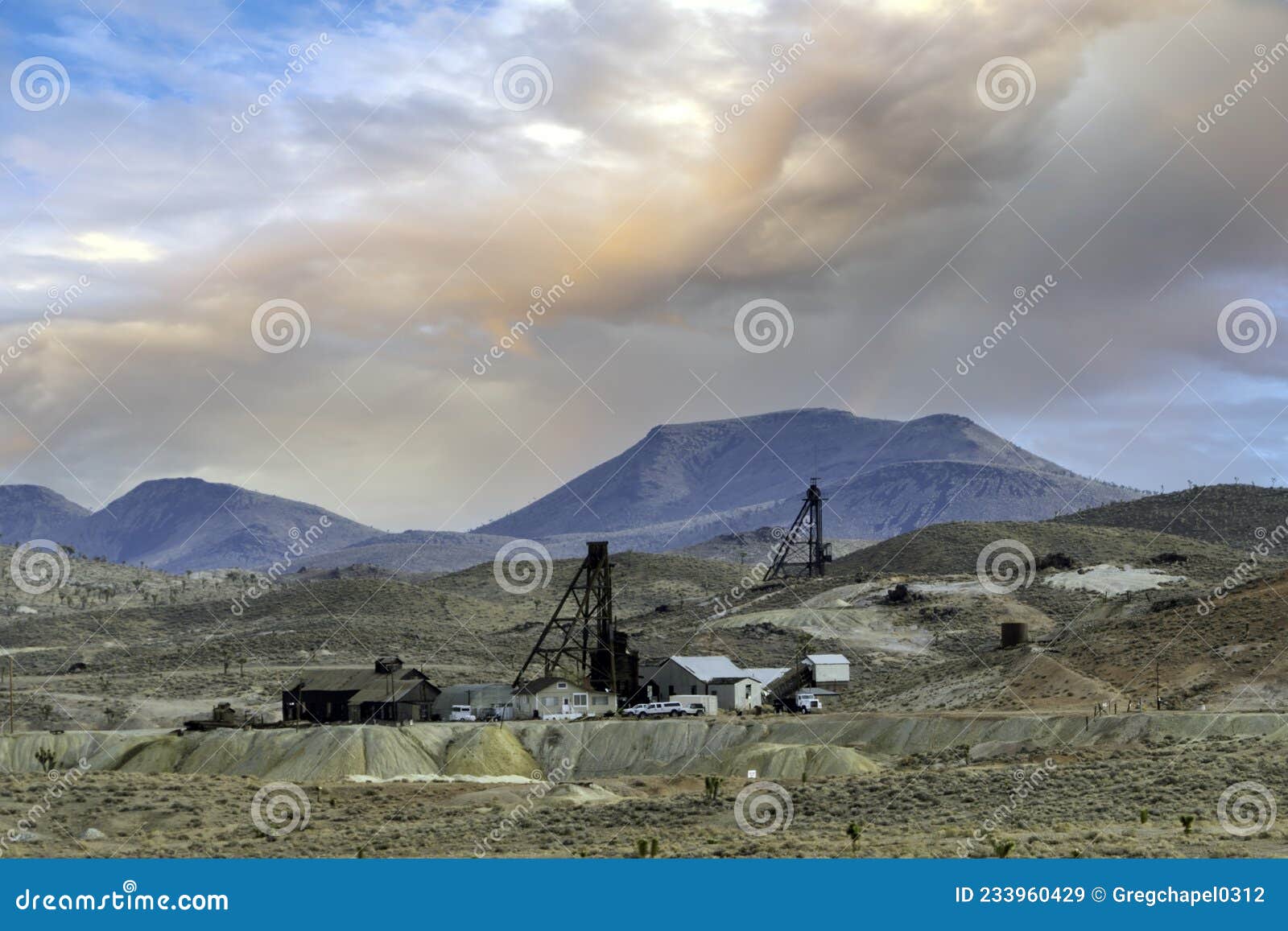 Mining in the Nevada Desert Stock Image Image of desert, claim 233960429
