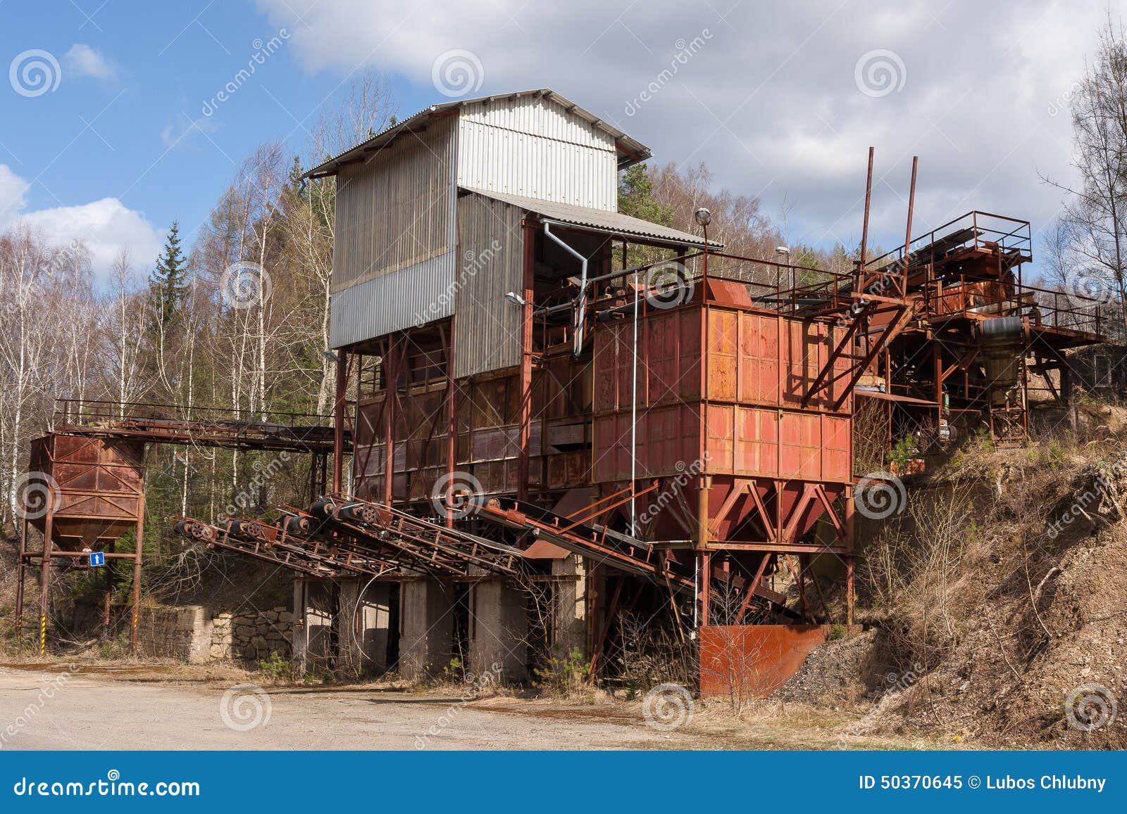 Mining in the quarry stock image. Image of mining, machine 50370645