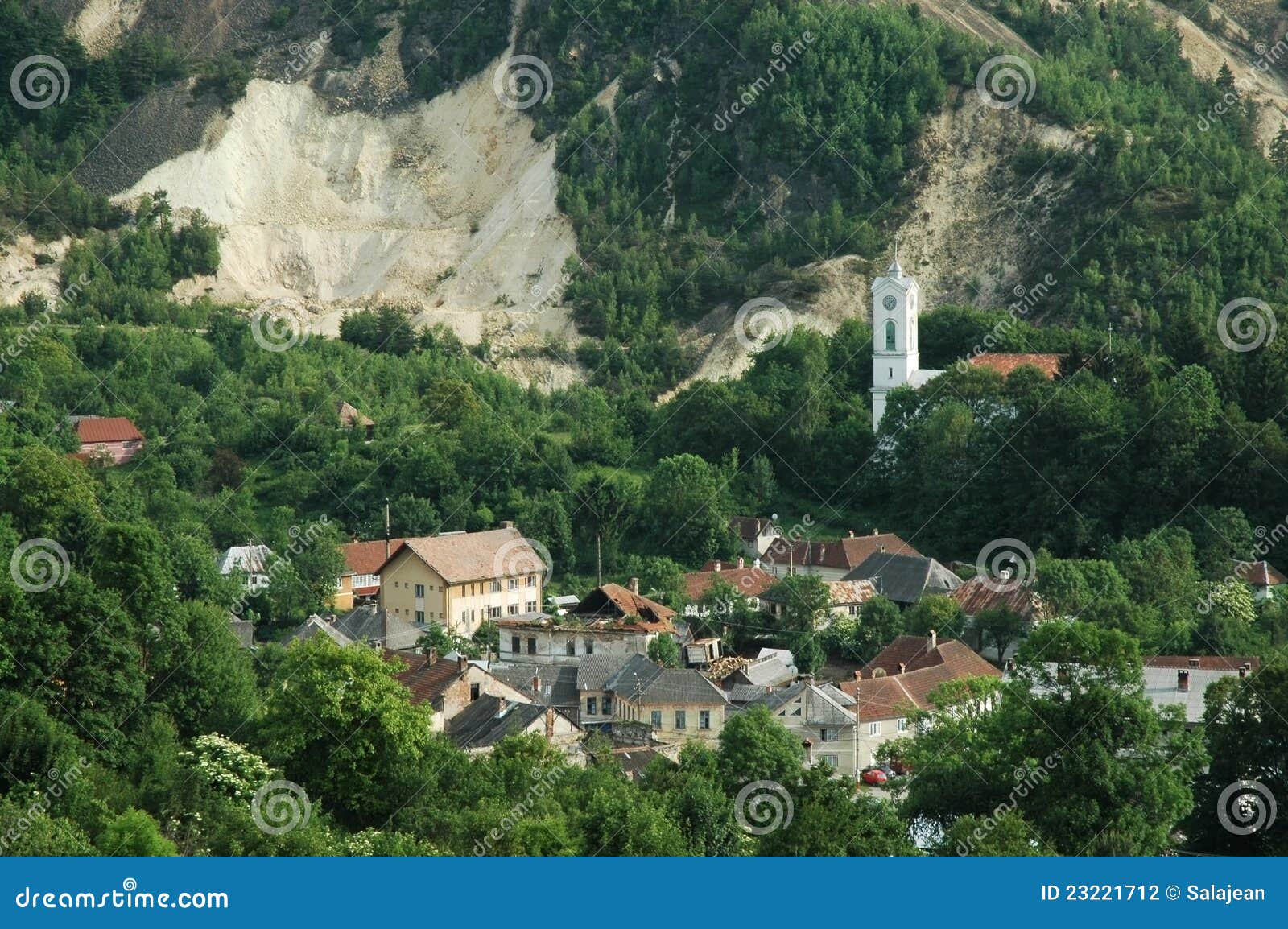 mining town, rosia montana, romania