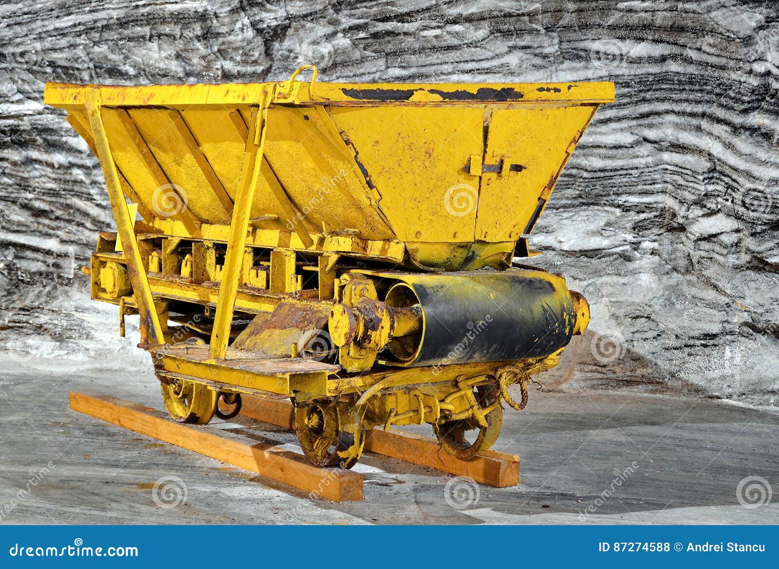 Salt Mine stock photo. Image of stone, strange, lost 87274588
