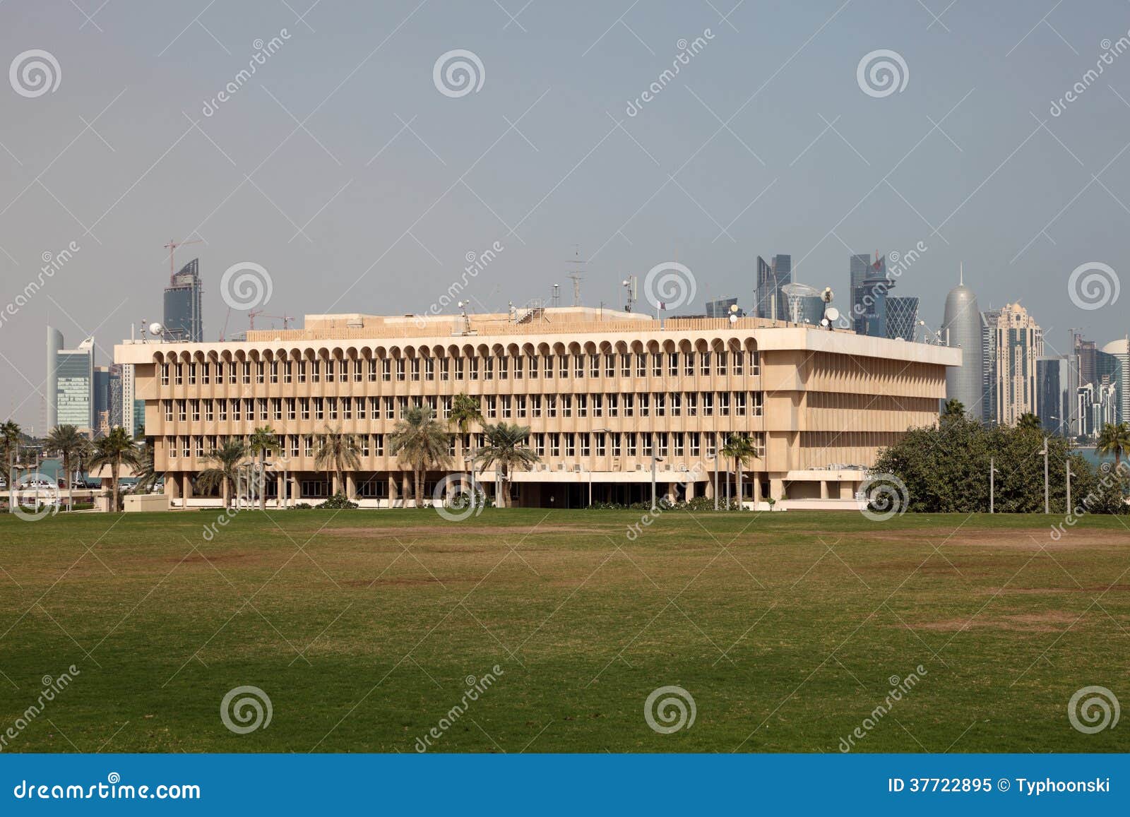 Ministry Of Interior In Doha Qatar Editorial Image Image