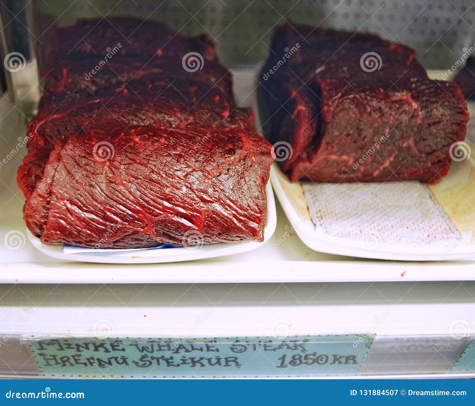 Minke Whale Meat In Reykjavik Iceland Stock Image Image Of Mood
