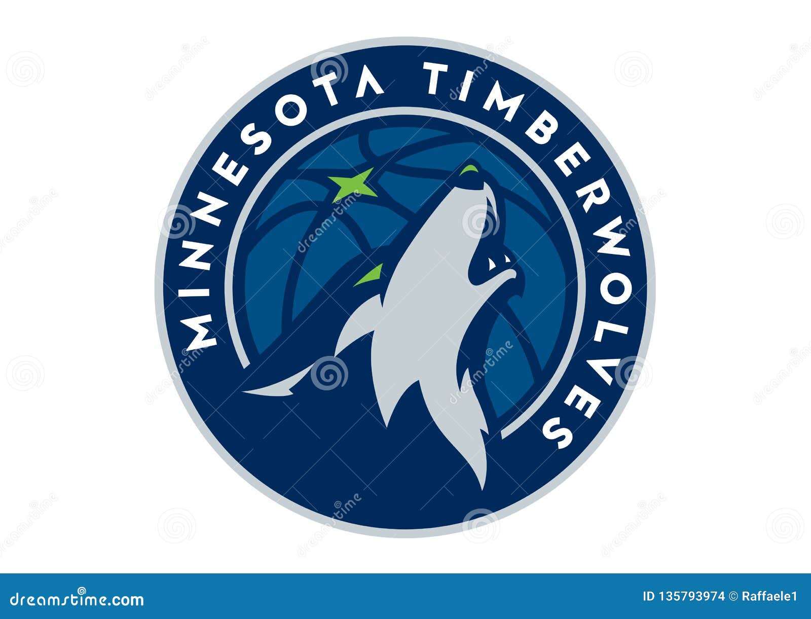 Minnesota Timberwolves Logo Stock Illustrations – 30 Minnesota