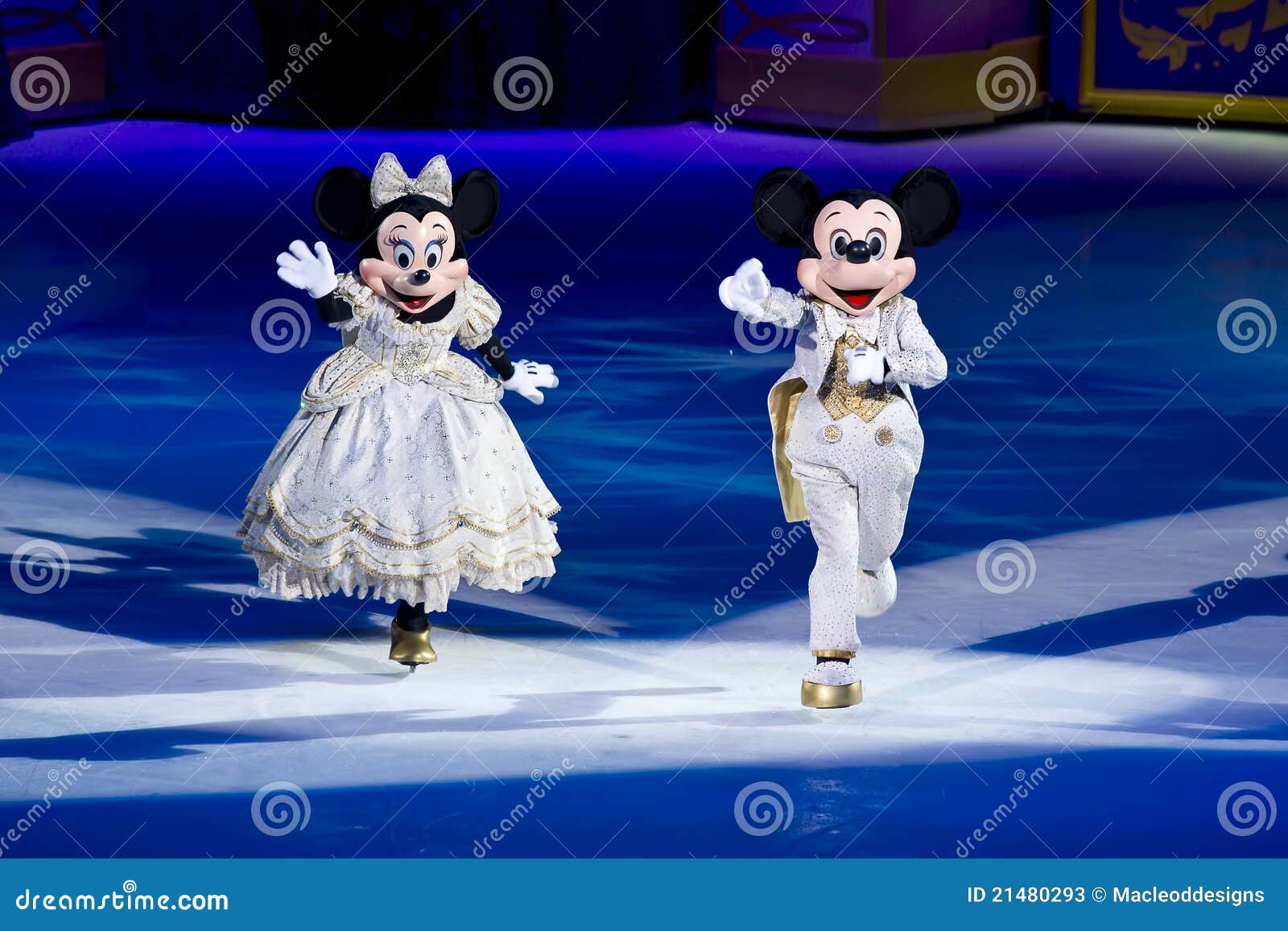 Minnie and Mickey Mouse Disney on Ice Editorial Stock Photo 