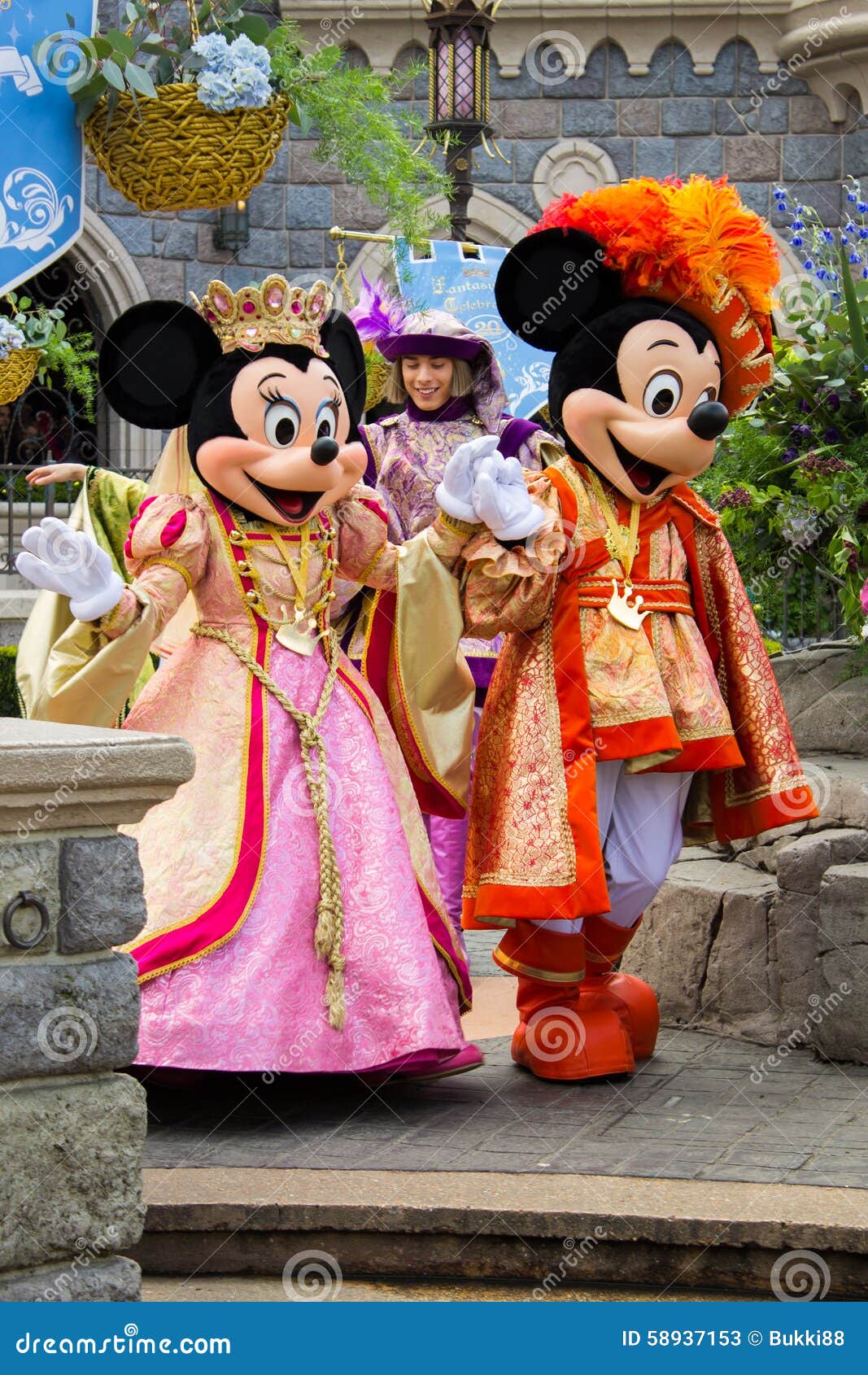 Disneyland Paris Showing Charactors Mickey Minnie Editorial Stock Photo -  Stock Image