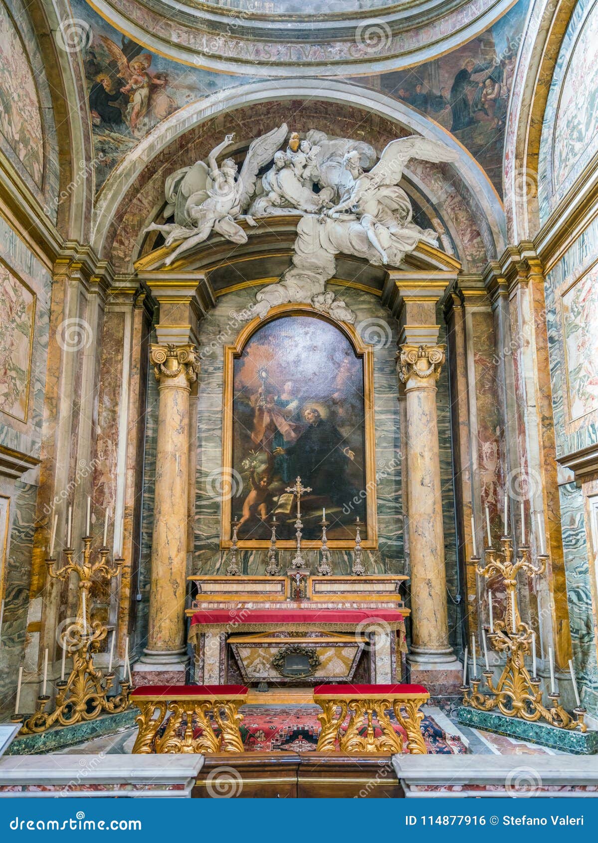 Chapel of Saint Francis Caracciolo in the Basilica of Saint Lawrence in ...