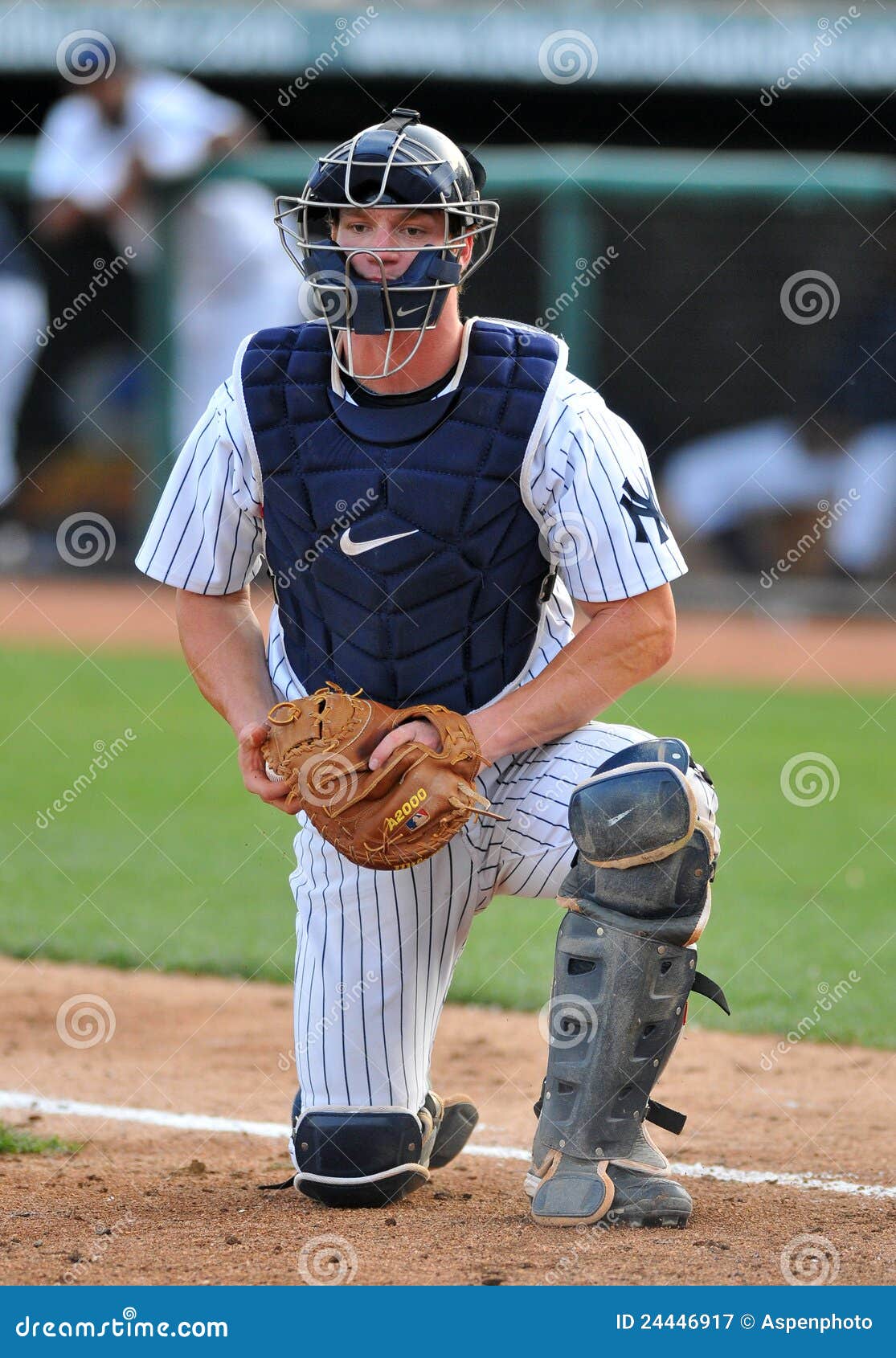 Minor League Baseball Catcher Editorial Photography Image of player