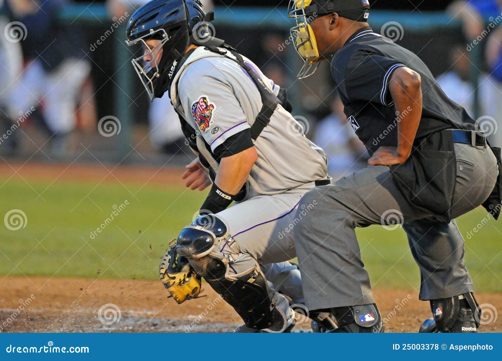 Minor League Baseball Catcher Editorial Stock Photo Image of dirt