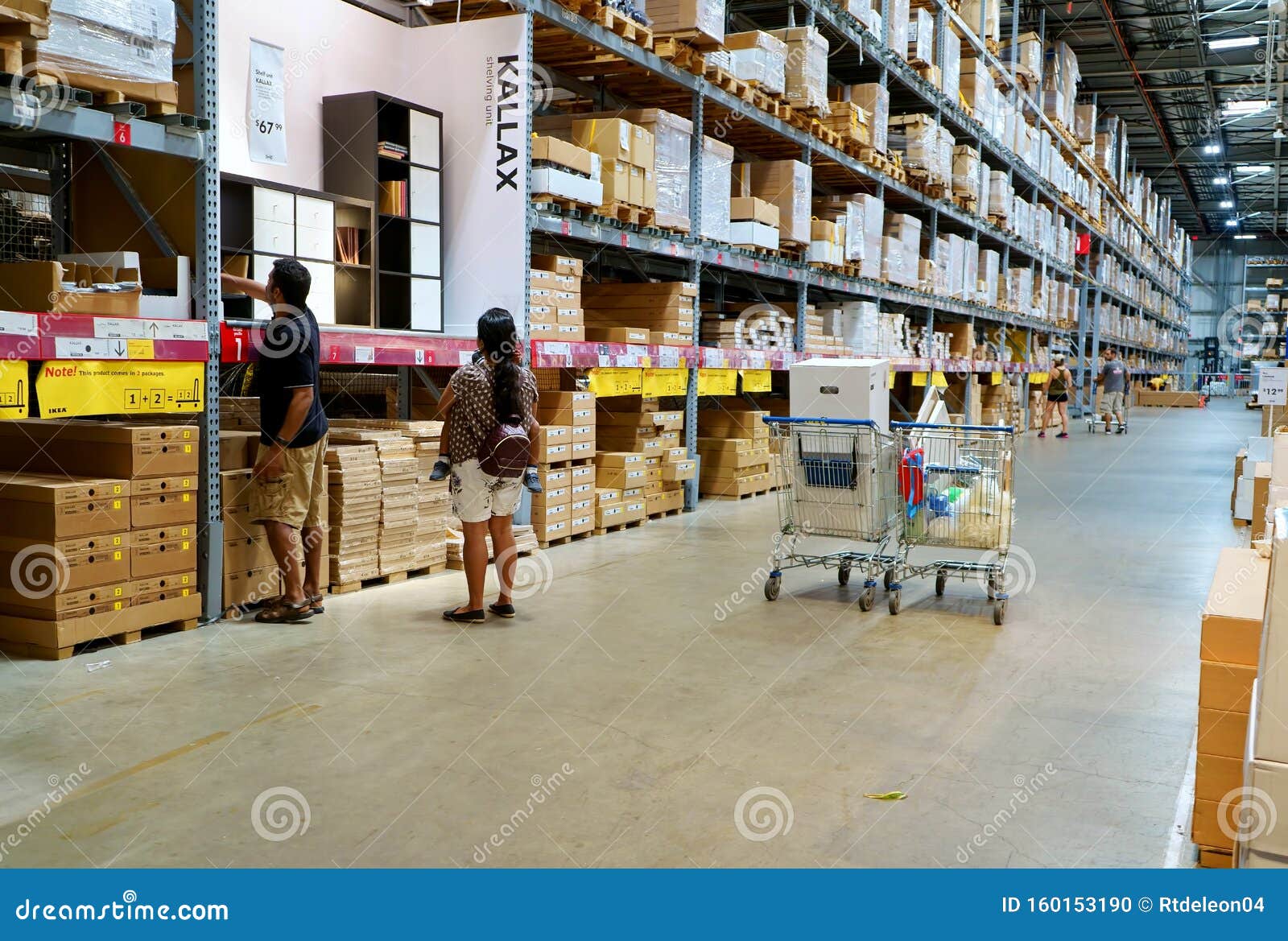 Minority Family Furniture Shopping Editorial Image Image Of Cart