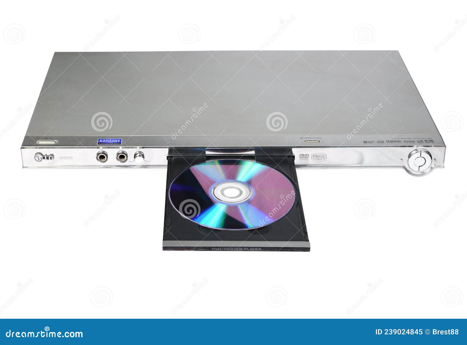 groei huren niets MINSK BELARUS-10.01.2021:DVD Player LG DK589XB 2005 Release Isolated on  White Background Editorial Image - Image of entertainment, colored:  239024845