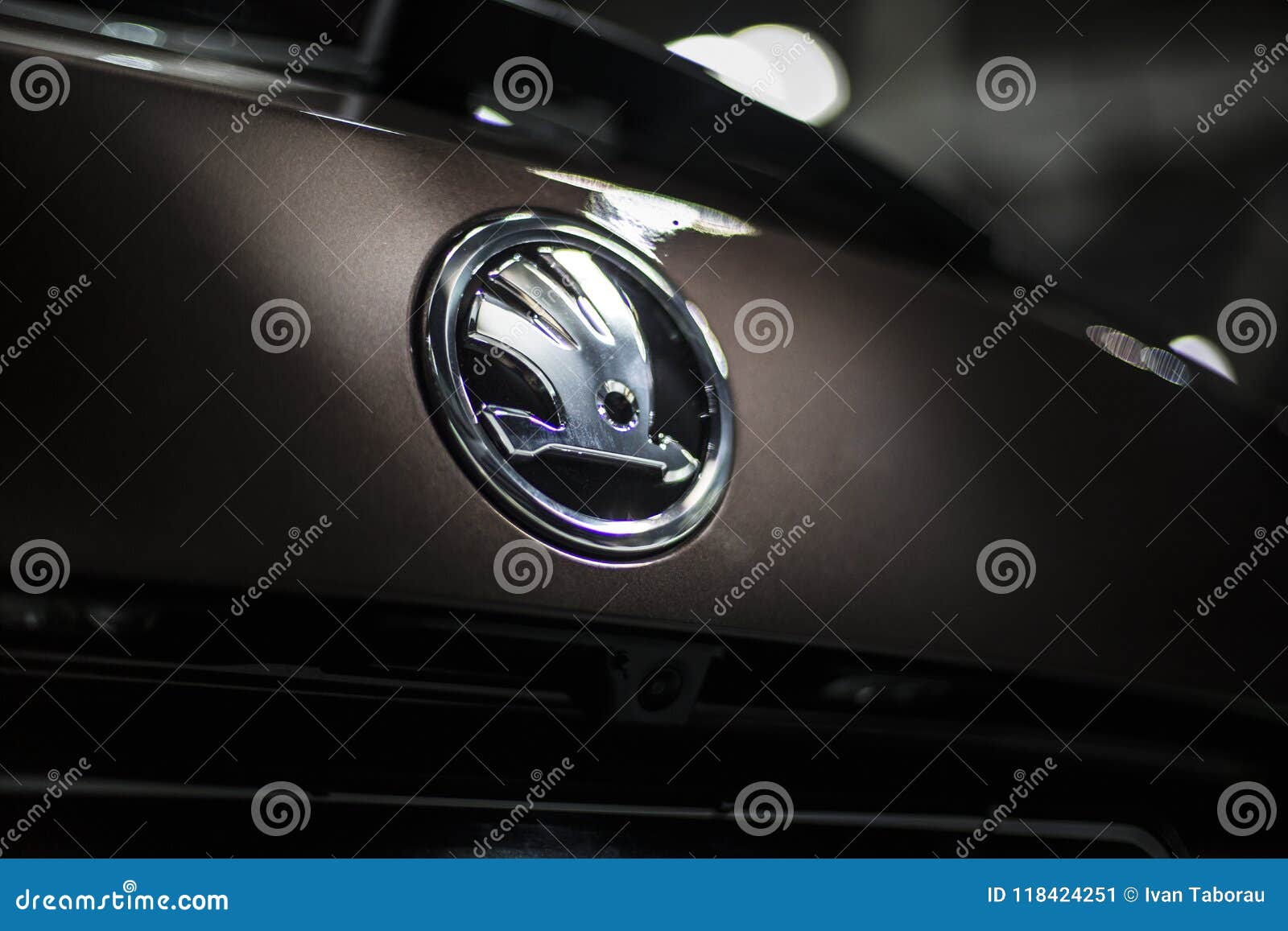 Minsk, Belarus May 2018 Brand Skoda Emblem Logo Sign on Auto during  Autoexhibition on Skoda Kodiaq Editorial Photo - Image of luxury, marque:  118424251