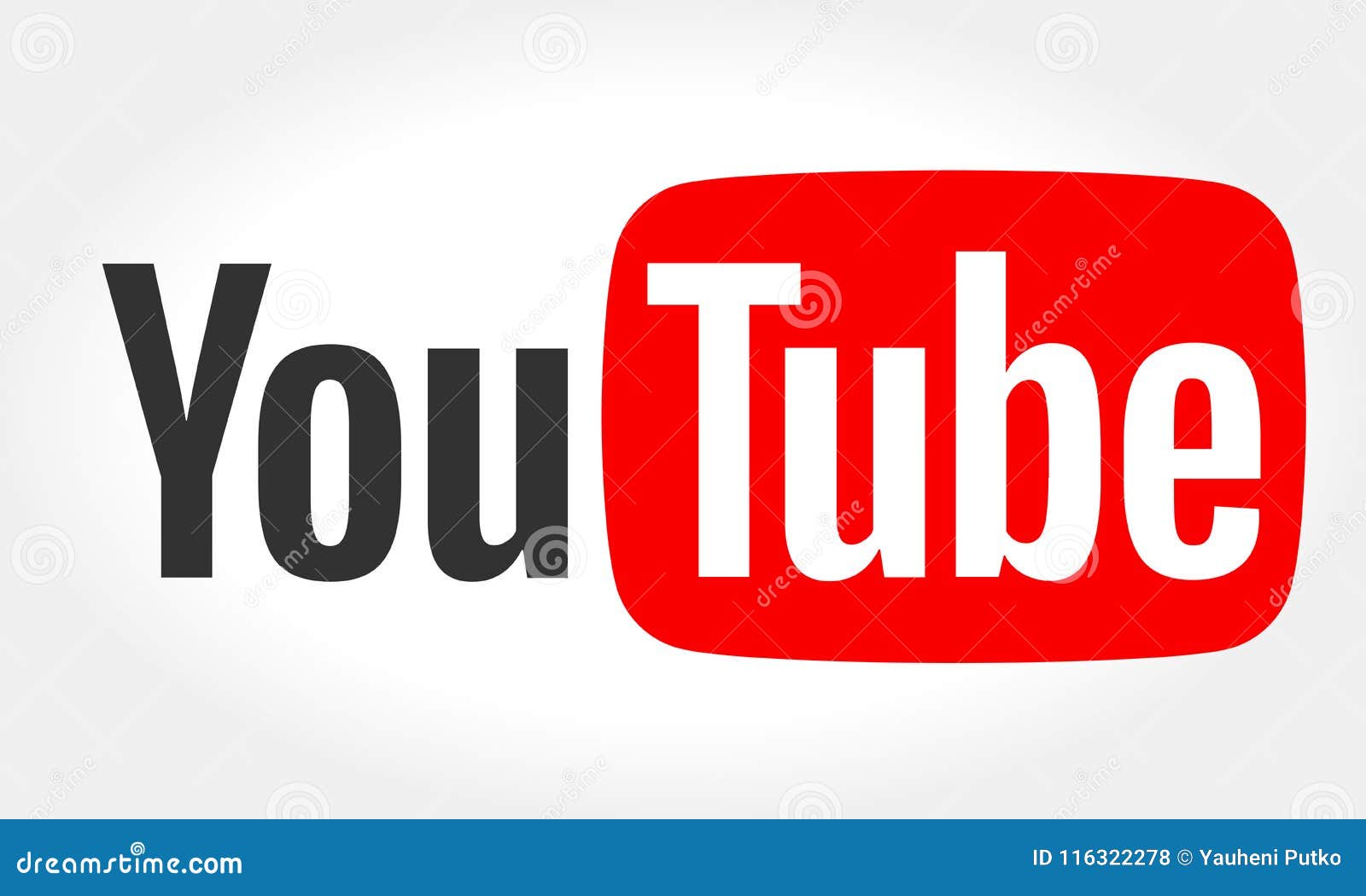 MINSK, BELARUS- MAY 10, 2018: YouTube Logotype Printed on Paper. YouTube is  a Video-sharing Website Editorial Stock Photo - Illustration of youtube,  white: 116322278