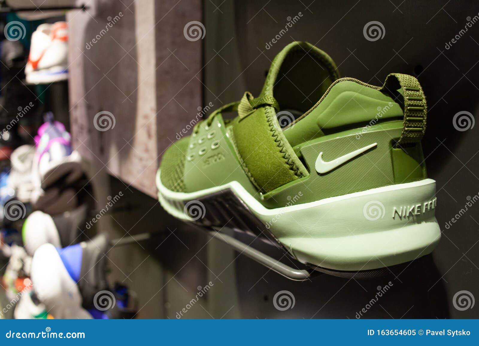 nike logo on shoes